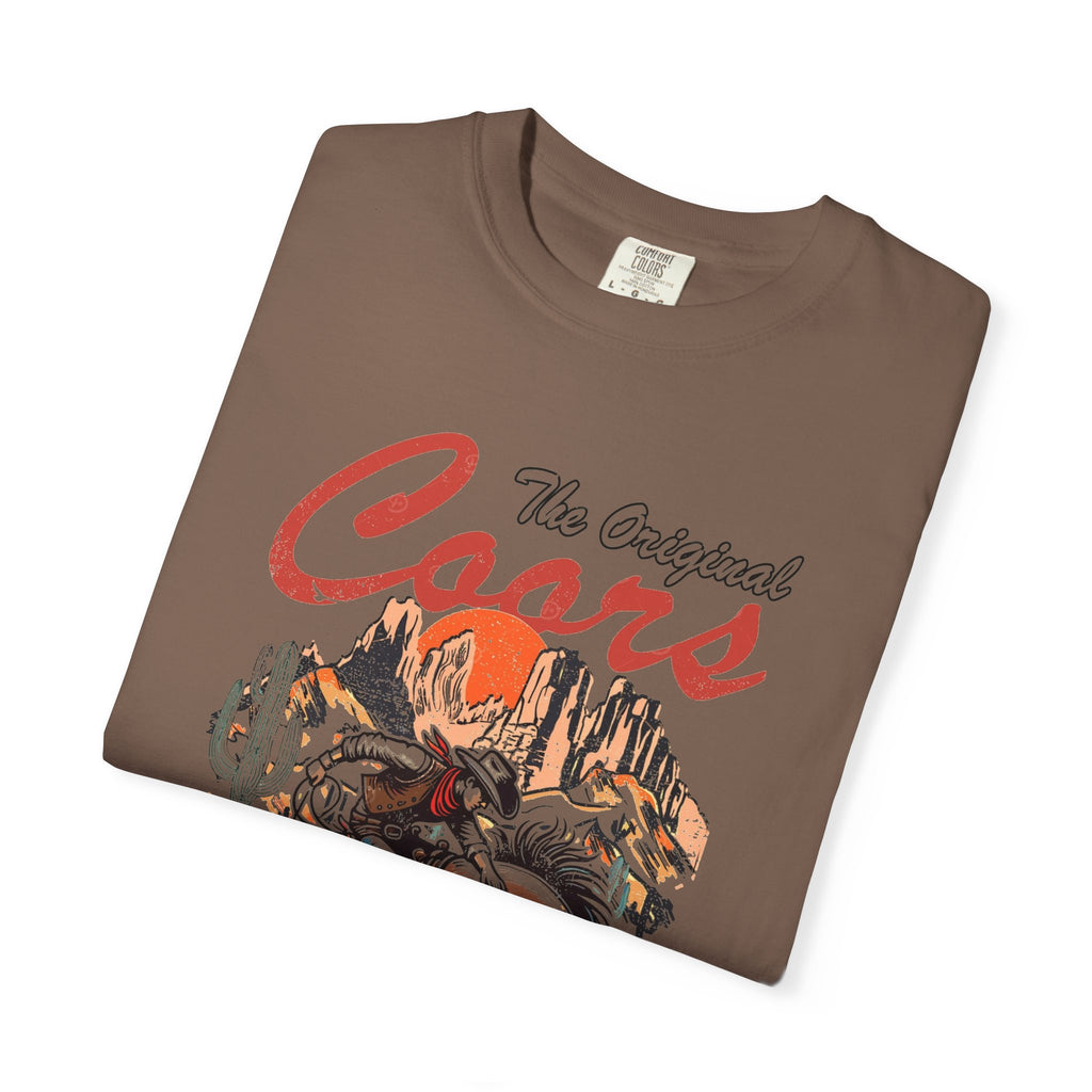 Coors Cowboy Vintage T-Shirt — Retro Rodeo Western Graphic Tee