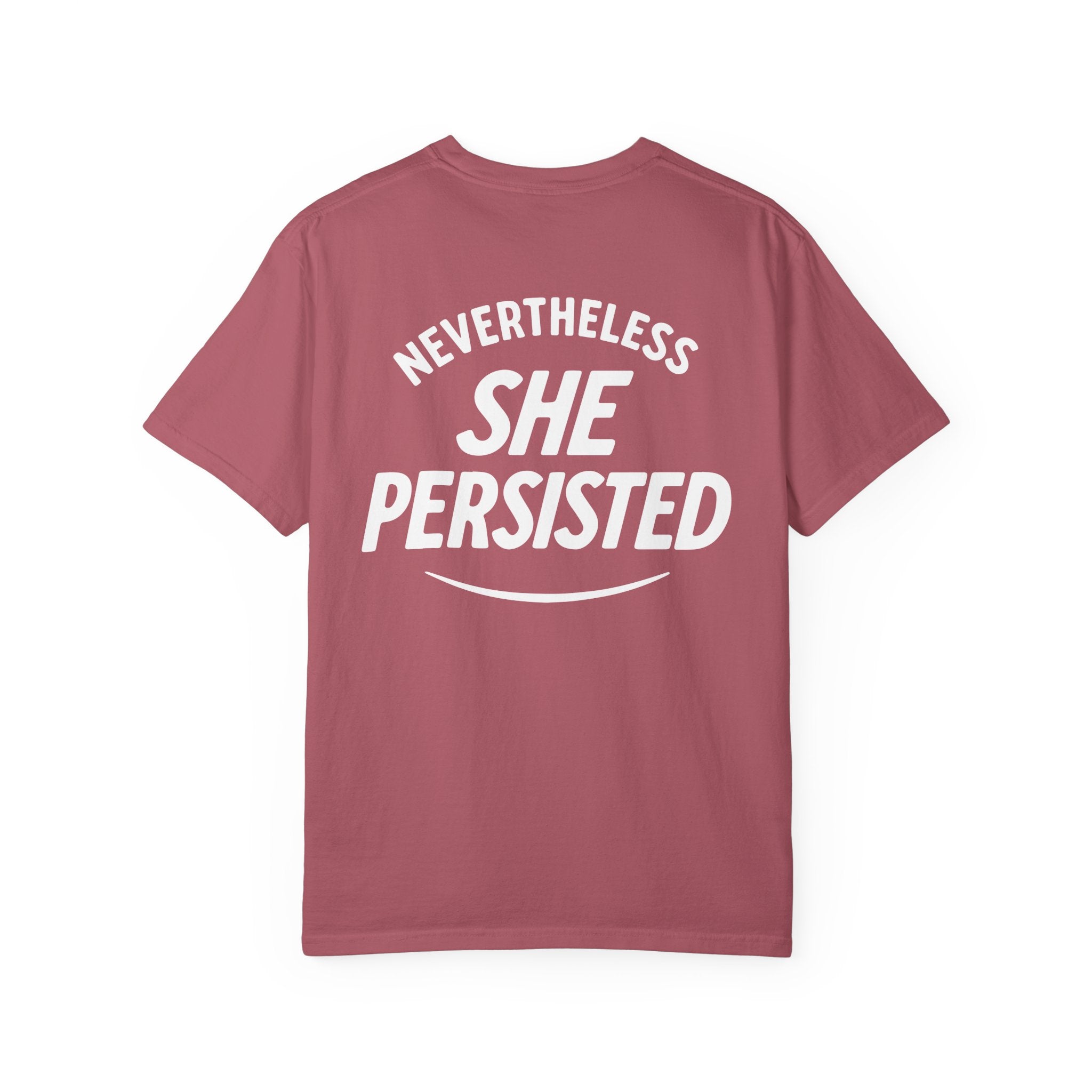 Nevertheless She Persisted Vintage Graphic Tee — Feminist Comfort Colors Tee