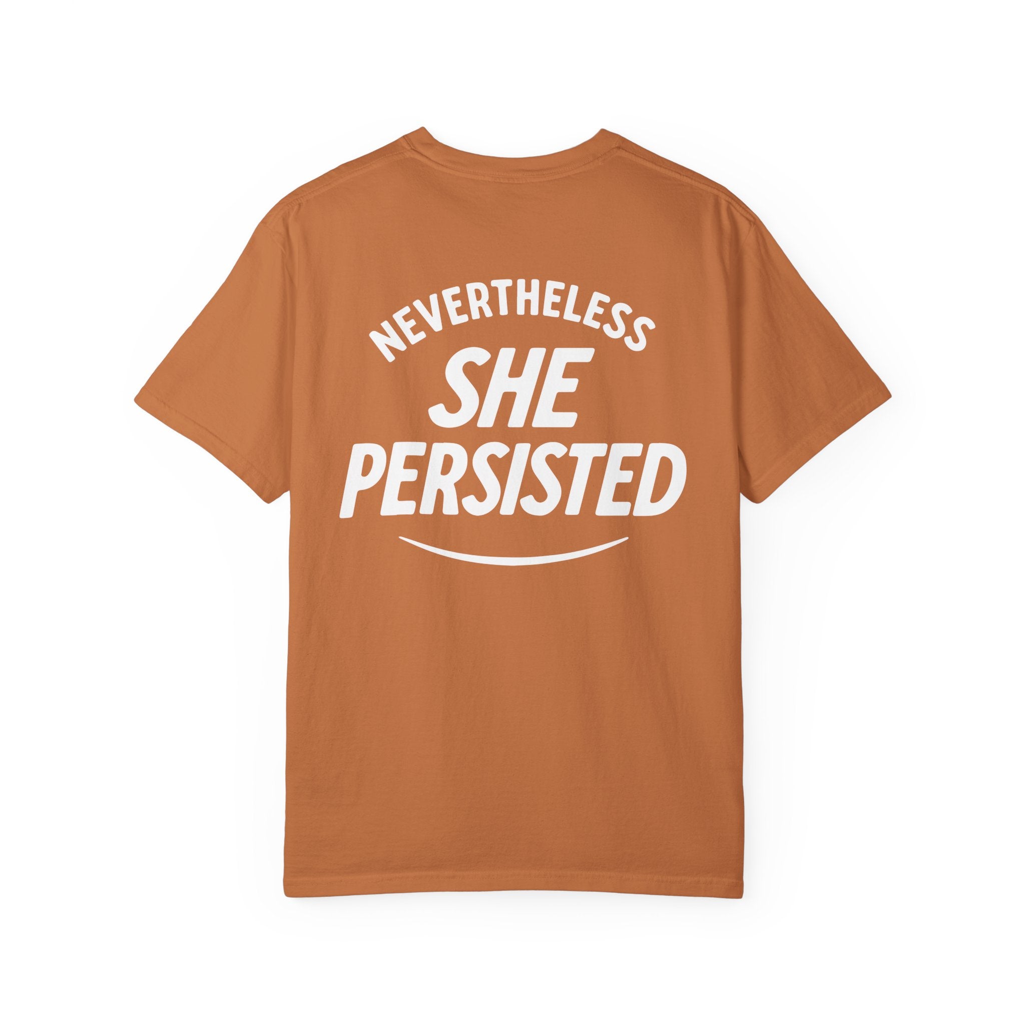 Nevertheless She Persisted Vintage Graphic Tee — Feminist Comfort Colors Tee