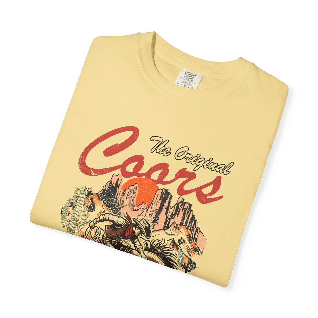 Coors Cowboy Vintage T-Shirt — Retro Rodeo Western Graphic Tee