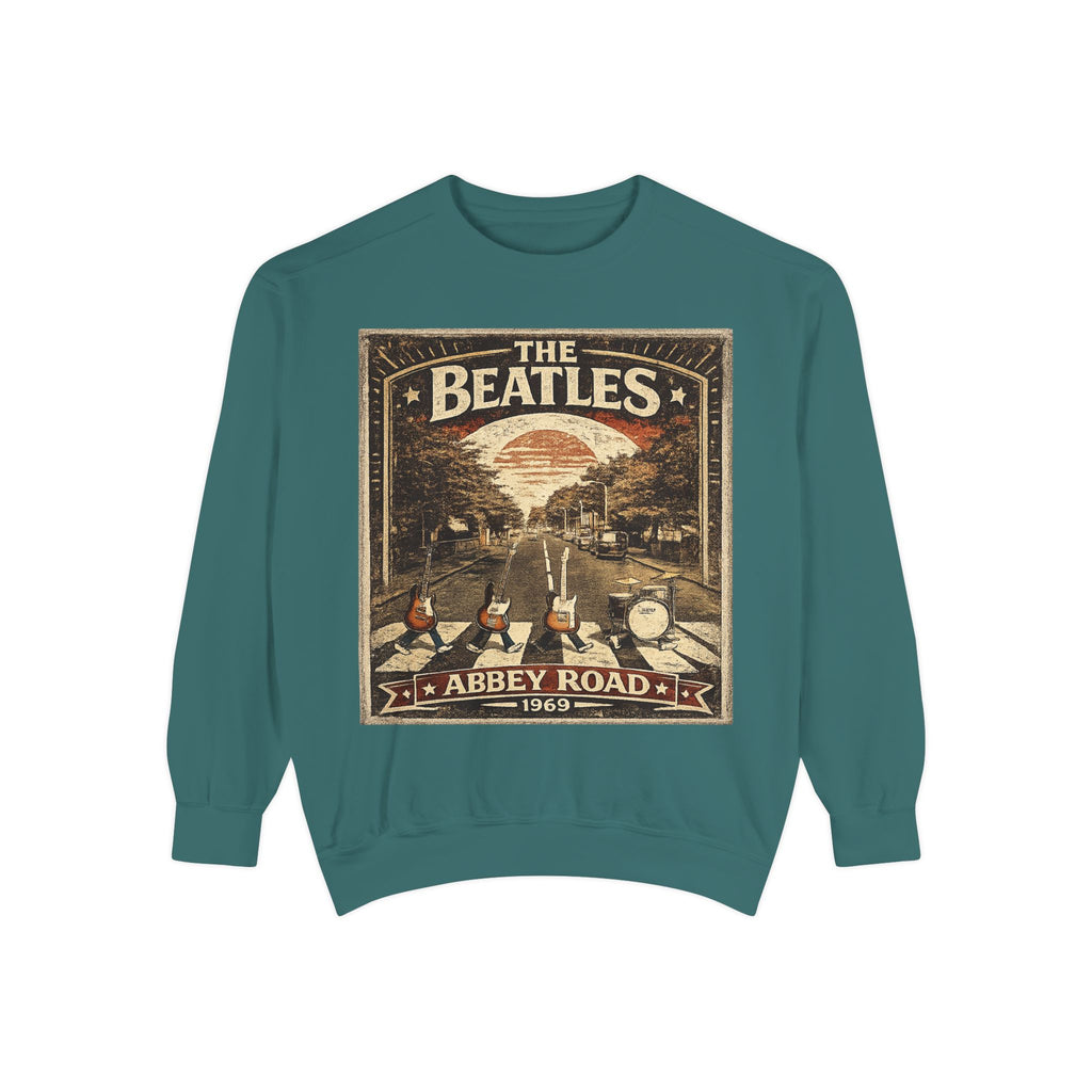 Abbey Road Vintage Graphic Sweatshirt — Retro Music Crewneck