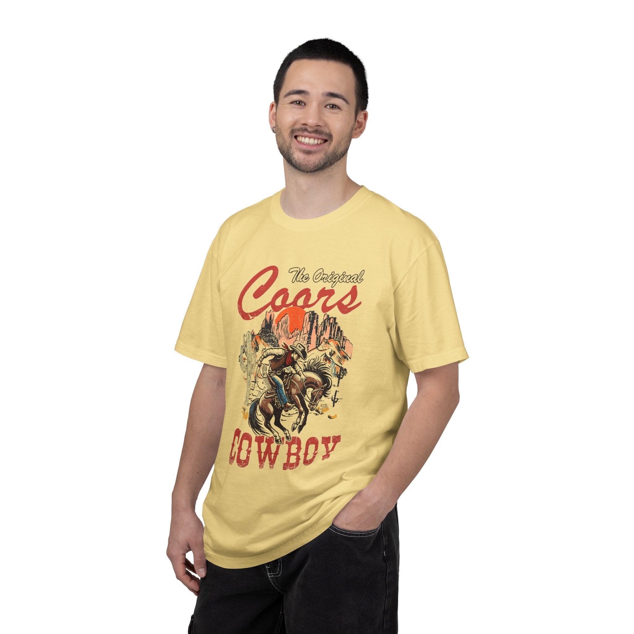 Coors Cowboy Vintage T-Shirt — Retro Rodeo Western Graphic Tee