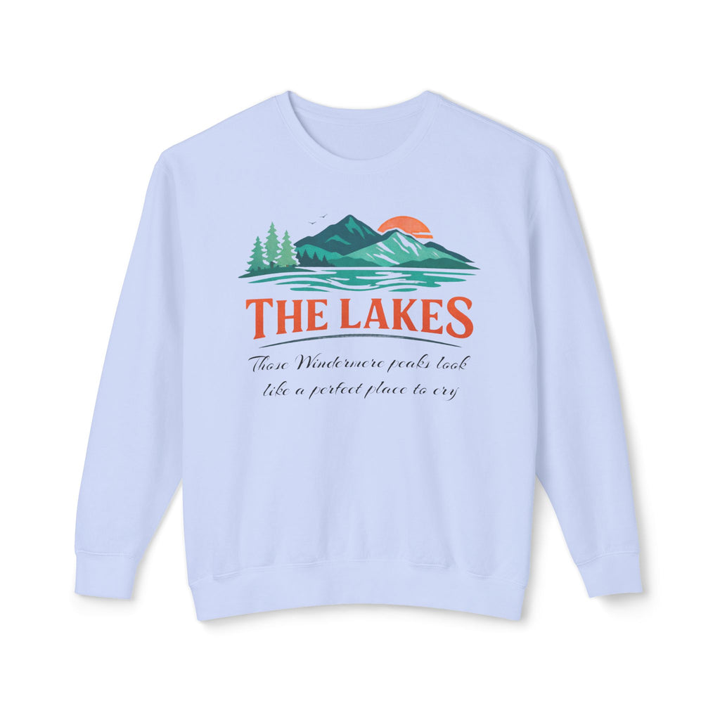 The Lakes Crewneck Sweatshirt — Vintage Lake Graphic Pullover