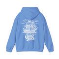 These Are The Good Days Hoodie — Vintage Sailing Ship Back Print | Women