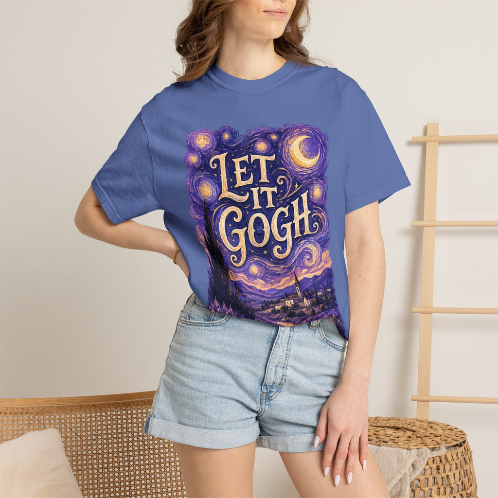 Let It Gogh T-Shirt — Van Gogh Starry Night Art Tee