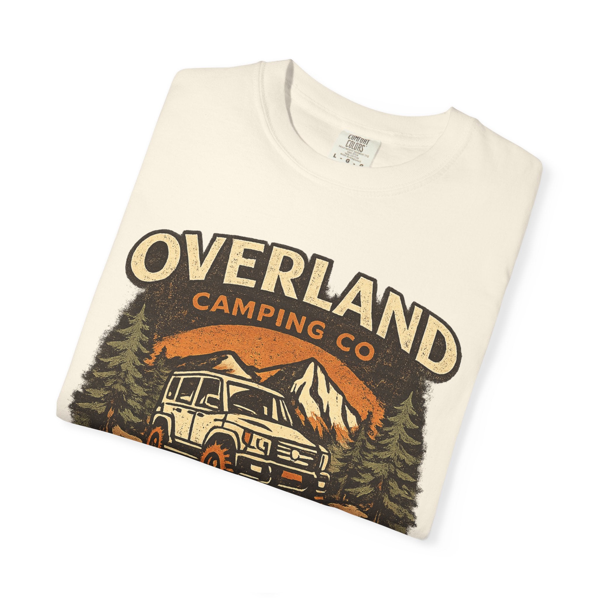 Vintage nature graphic tee oversized fit ivory