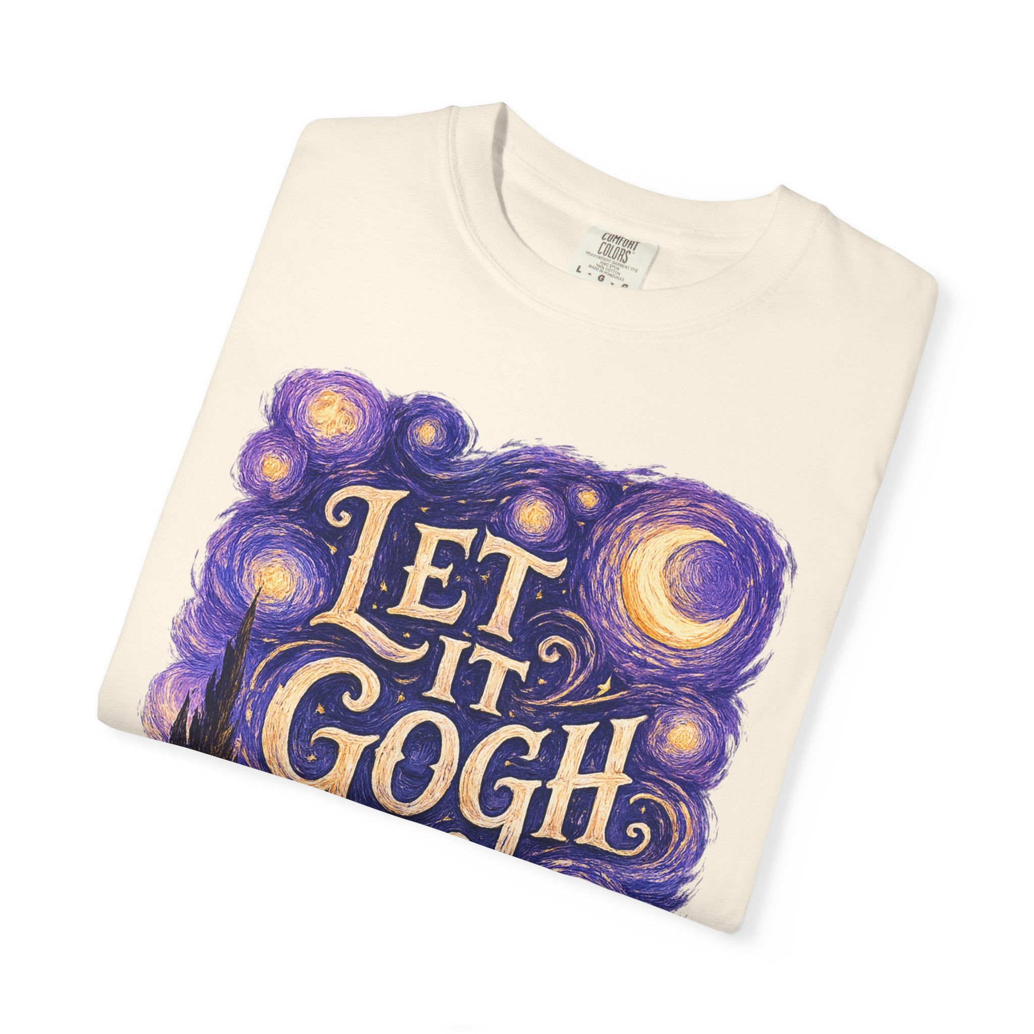 Let It Gogh T-Shirt — Van Gogh Starry Night Art Tee