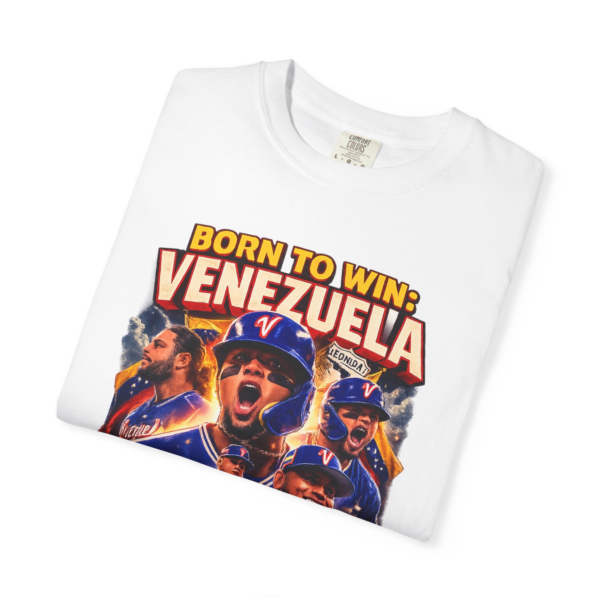 Venezuela WBC Champions 2026 T-Shirt — World Baseball Classic First Title Tee | Comfort Colors C1717 Vintage Baseball Shirt