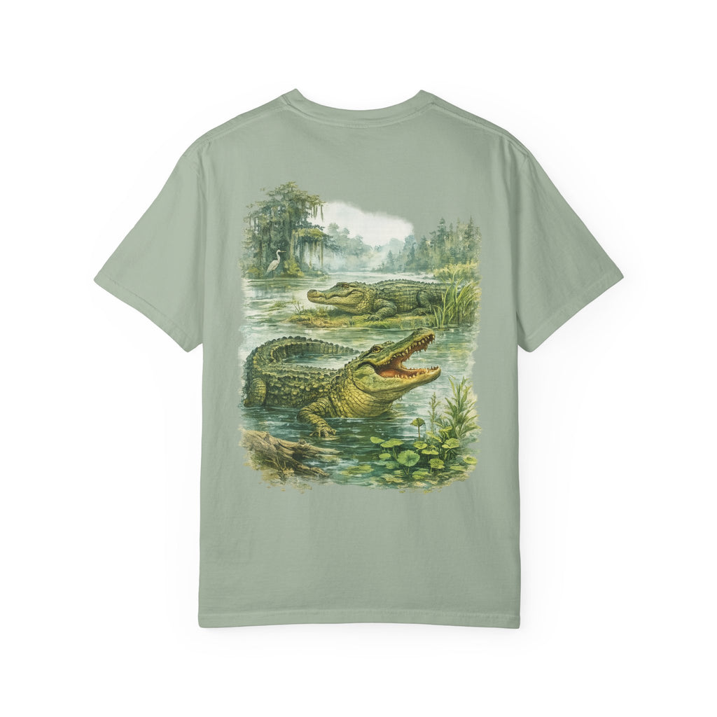 oversized vintage alligator tee front view