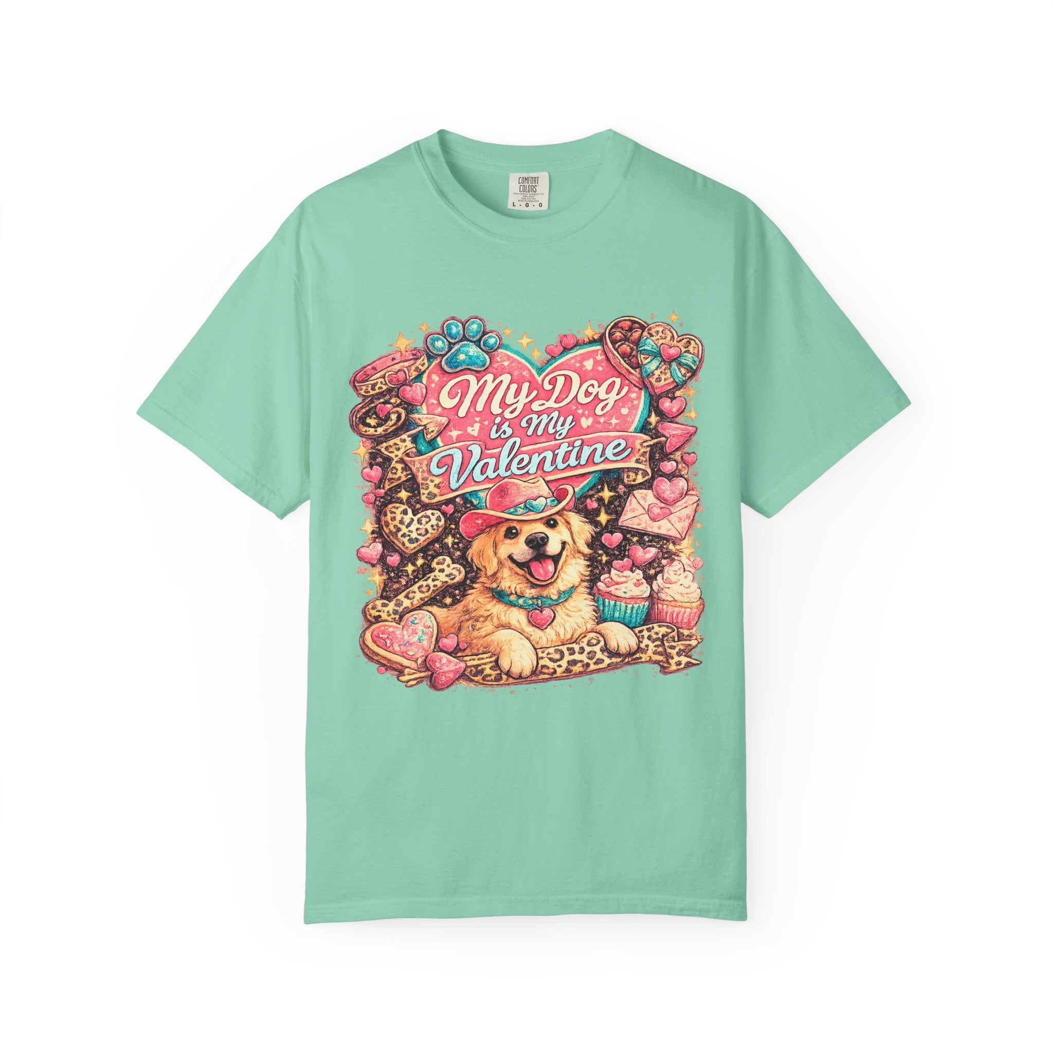 My Dog Is My Valentine Shirt – Vintage Dog Graphic Tee