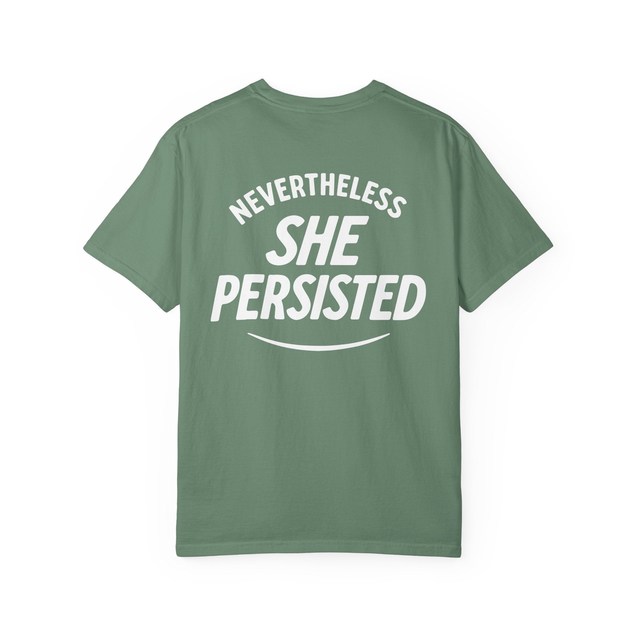 Nevertheless She Persisted Vintage Graphic Tee — Feminist Comfort Colors Tee