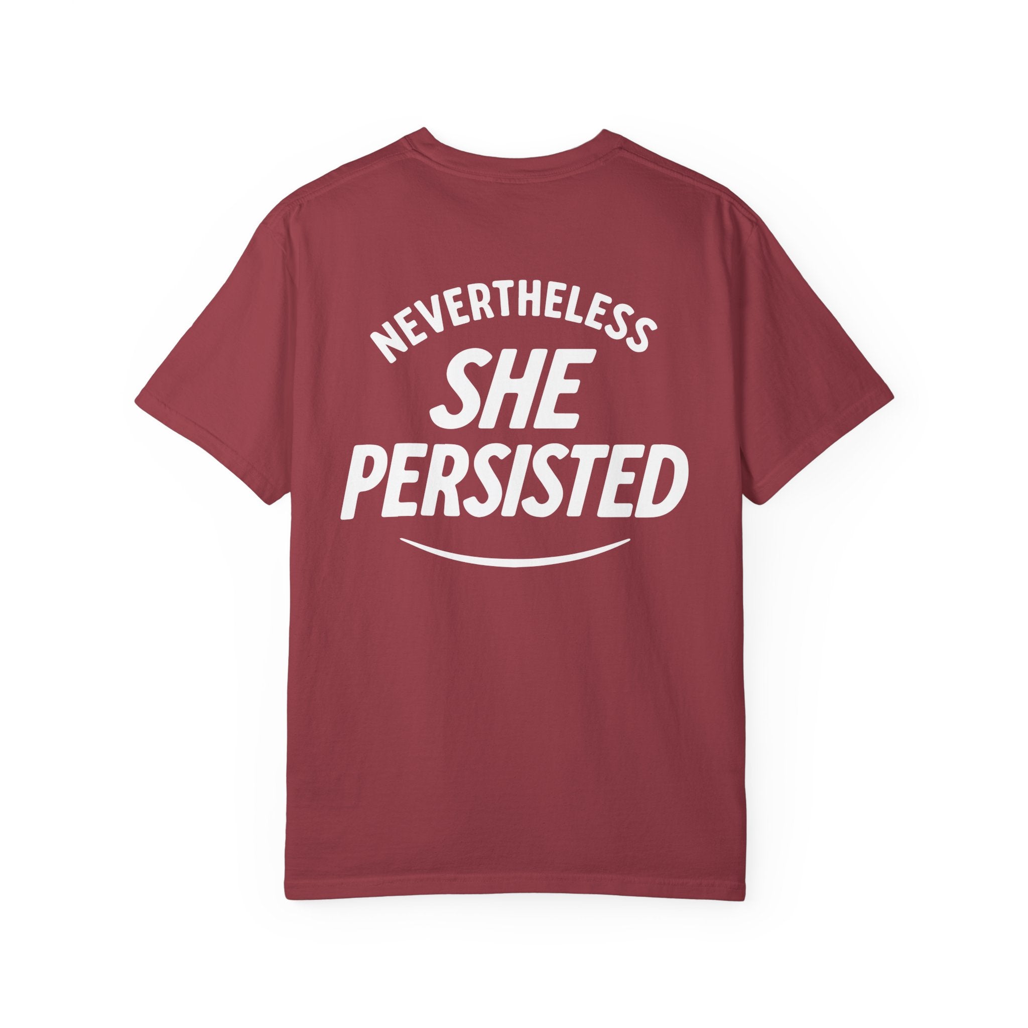 Nevertheless She Persisted Vintage Graphic Tee — Feminist Comfort Colors Tee
