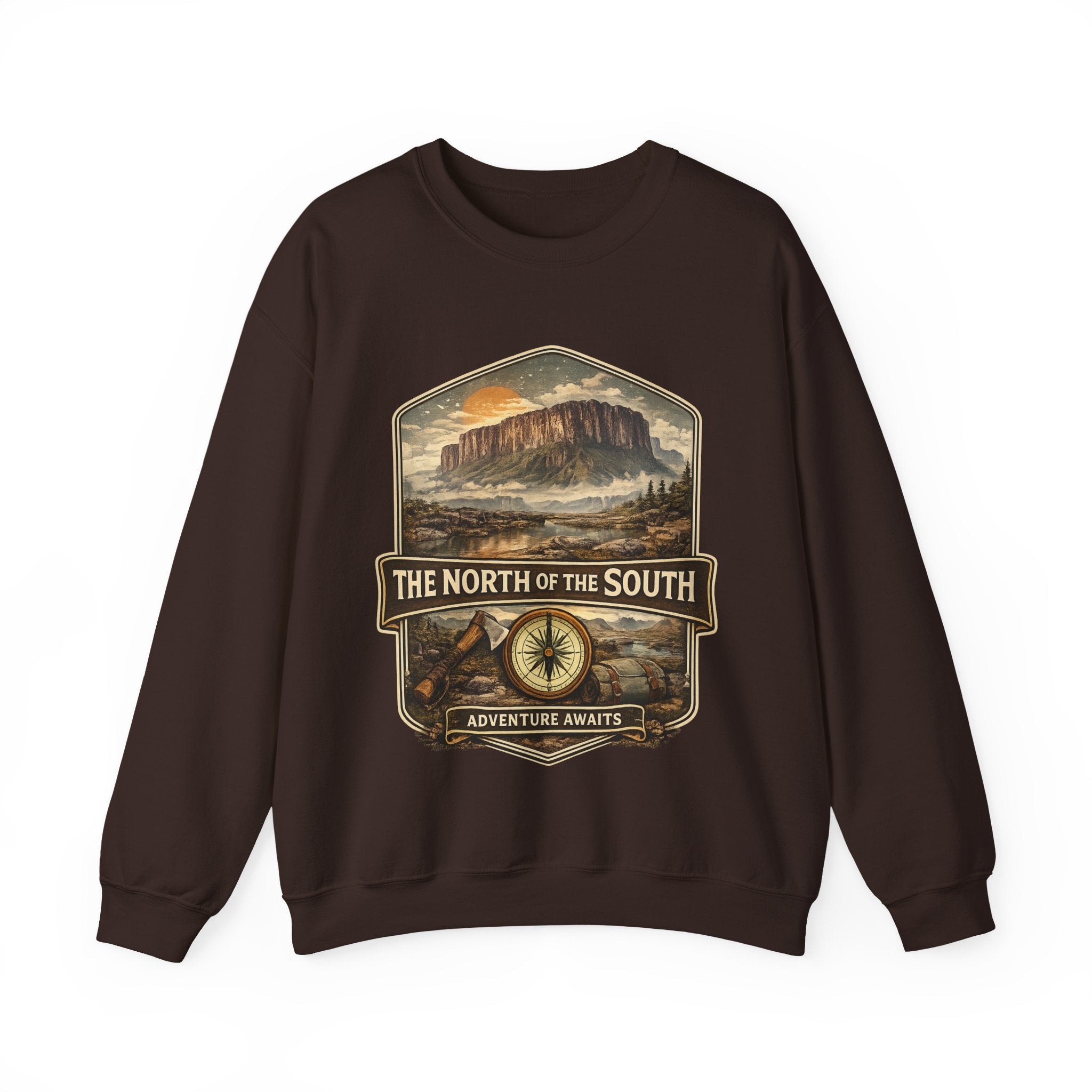 Granola Fits Outfit Sweatshirt – The North of the South Vintage Logo Crewneck