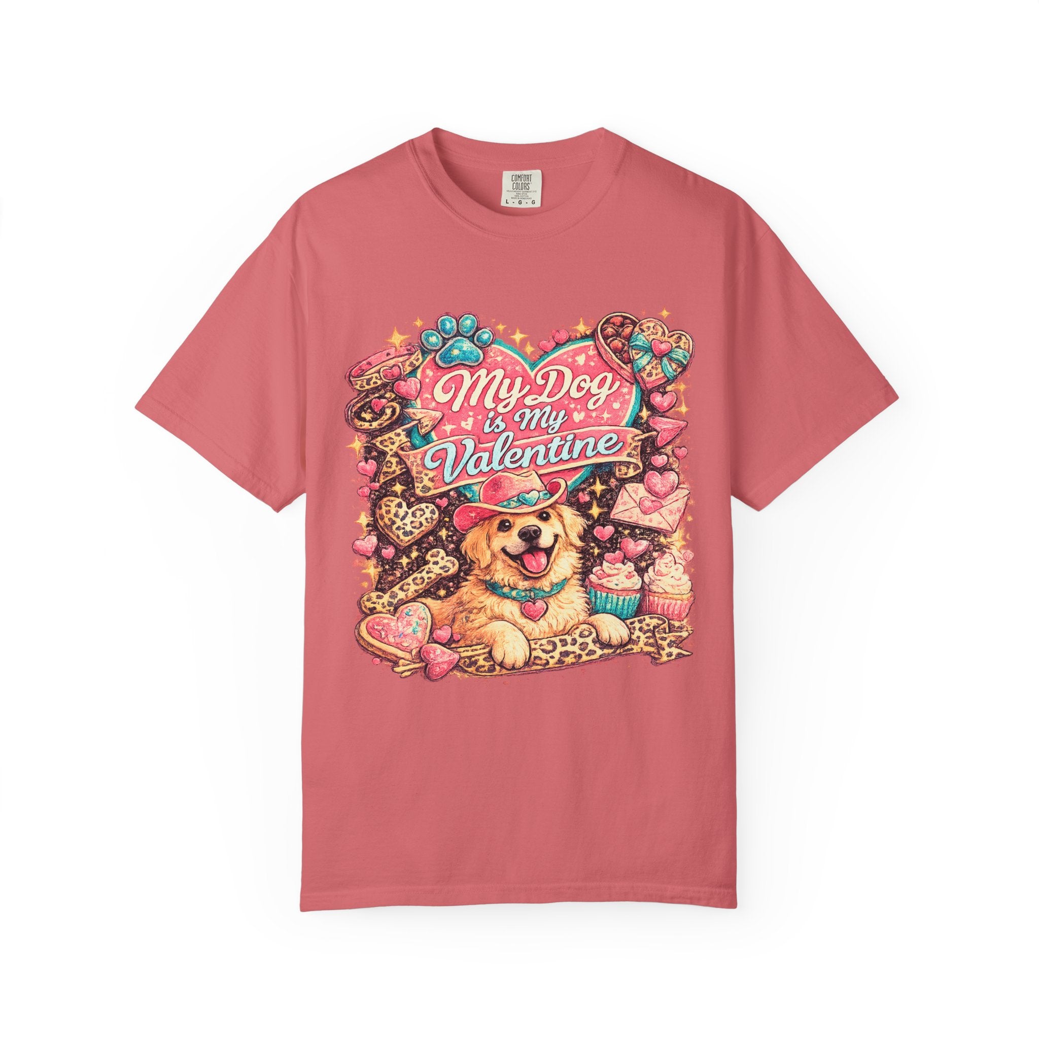 My Dog Is My Valentine Shirt – Vintage Dog Graphic Tee