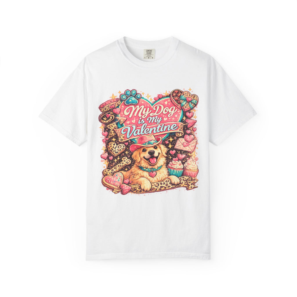 My Dog Is My Valentine Shirt – Vintage Dog Graphic Tee