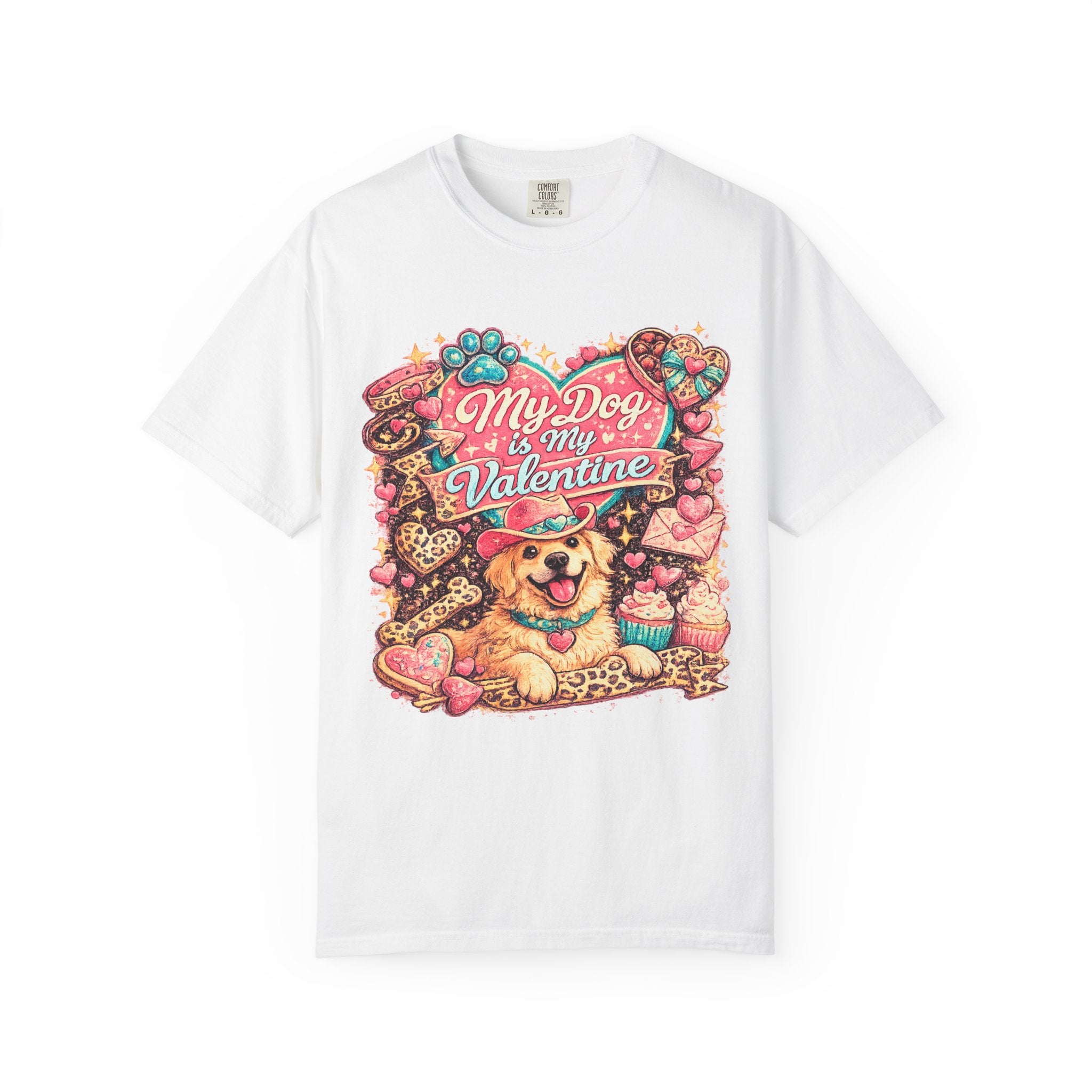 My Dog Is My Valentine Shirt – Vintage Dog Graphic Tee