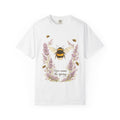Spring Graphic T-Shirt - Bumblebee Lavender Floral Tee