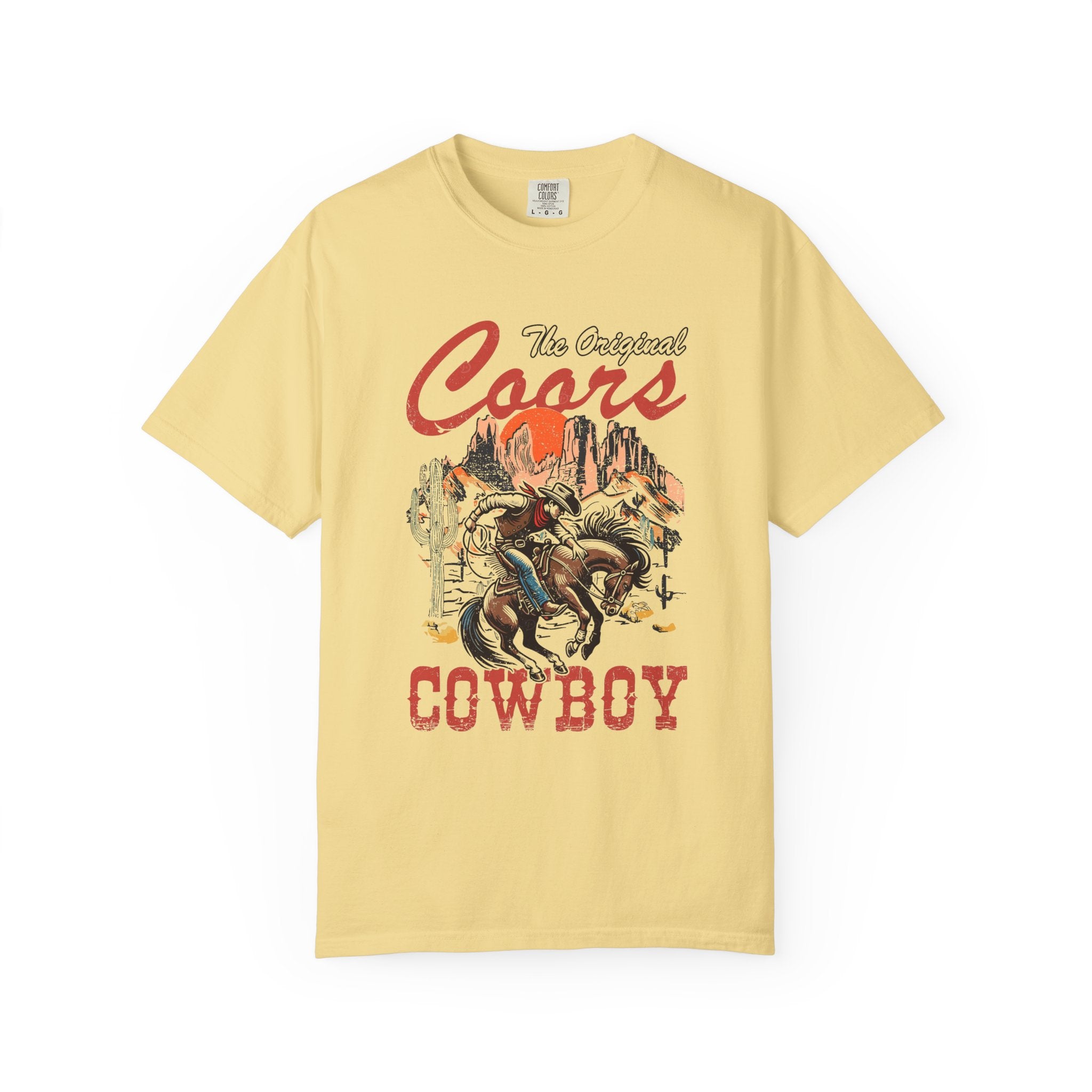 Cowboy Rodeo T-Shirt — The Original Coors Cowboy Vintage Western Tee