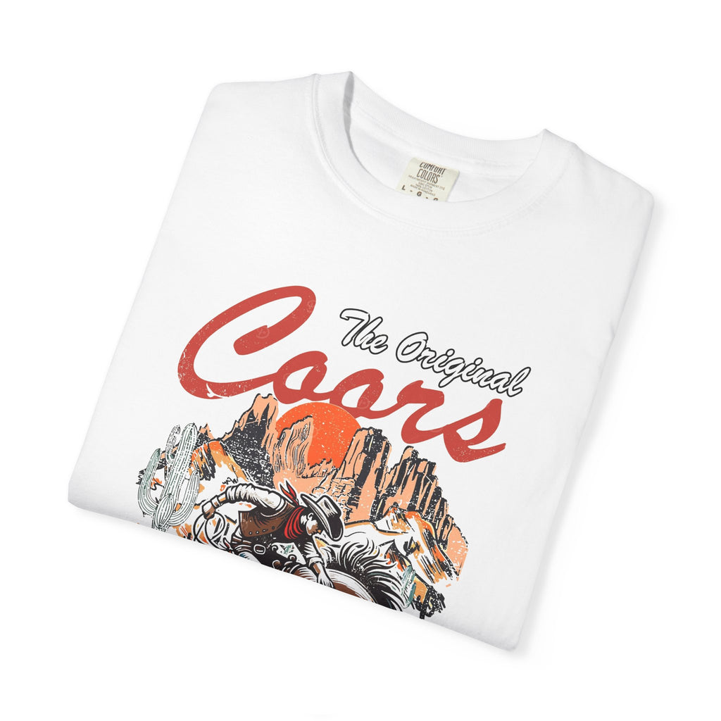 Coors Cowboy Vintage T-Shirt — Retro Rodeo Western Graphic Tee