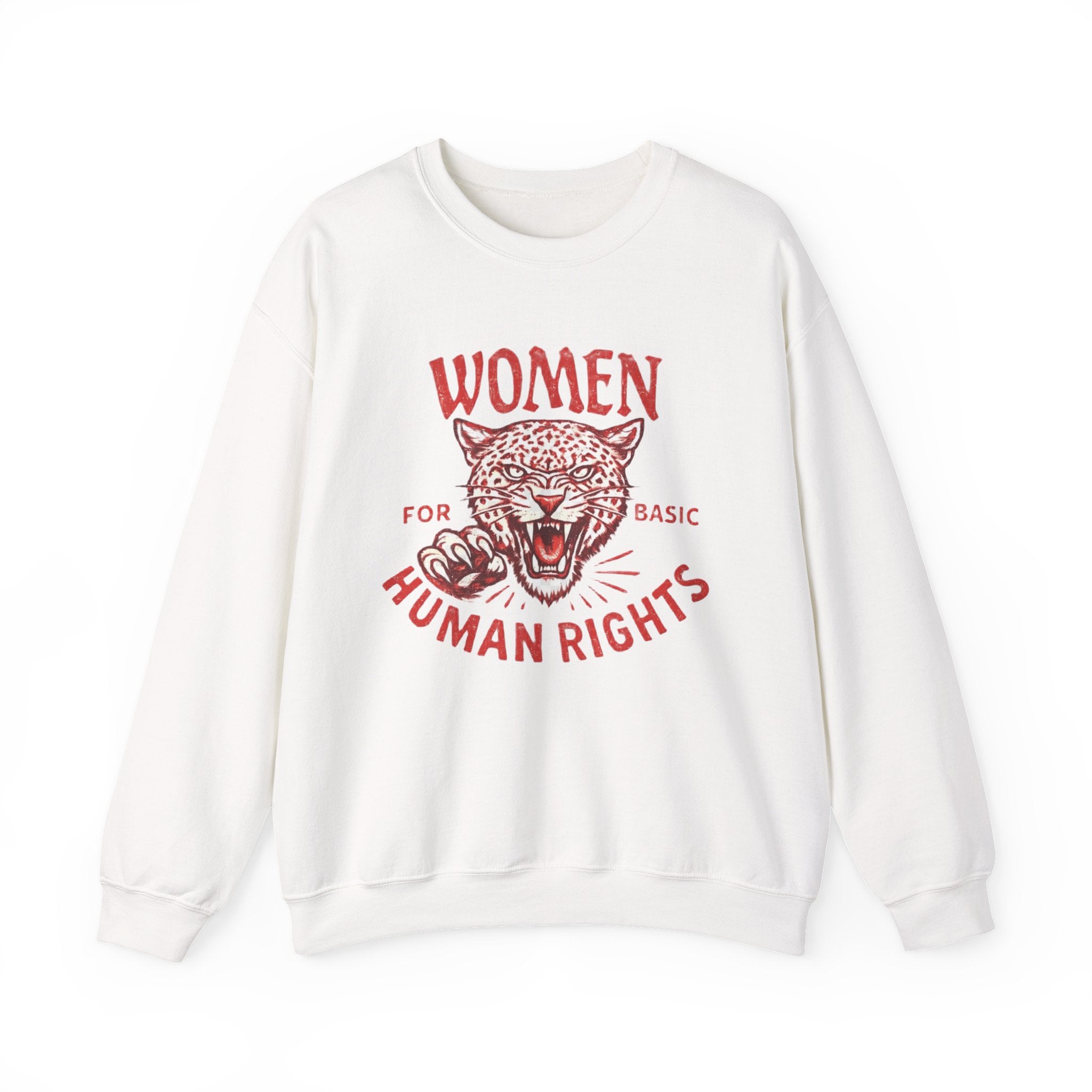 Women Rights Graphic Sweatshirt – Vintage Feminist Gildan Sweater