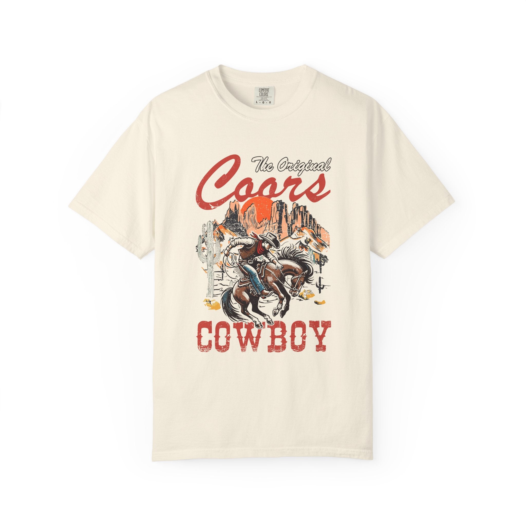 Cowboy Rodeo T-Shirt — The Original Coors Cowboy Vintage Western Tee