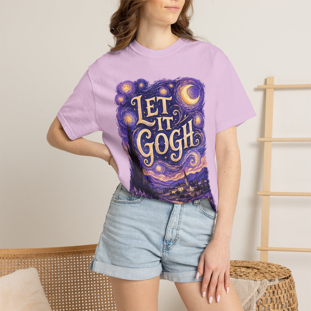 Let It Gogh T-Shirt — Van Gogh Starry Night Art Tee