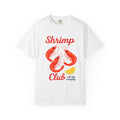 Shrimp Club Tee — Seafood Lover Graphic T-Shirt ("Shrimp Club" with Lemon)