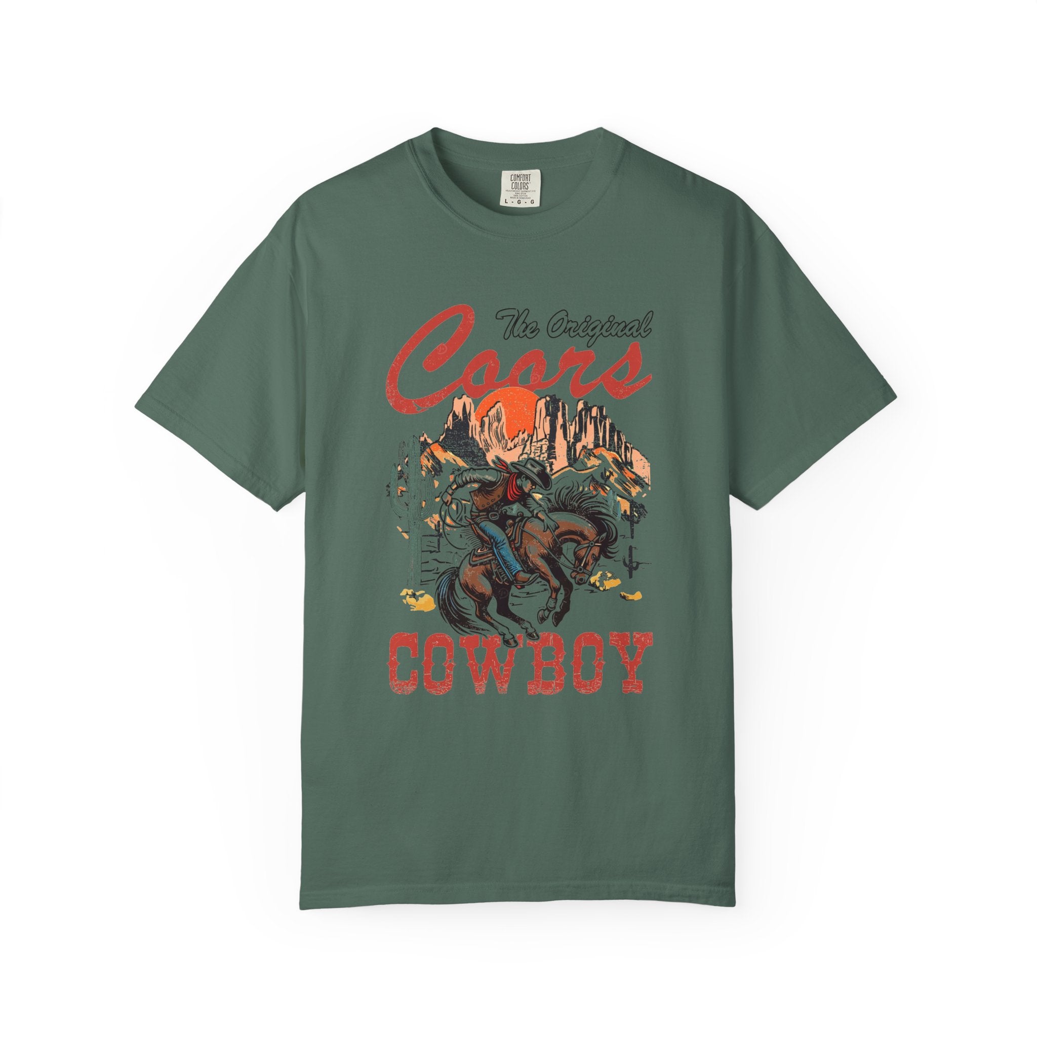 Cowboy Rodeo T-Shirt — The Original Coors Cowboy Vintage Western Tee