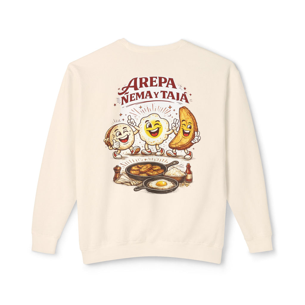 Arepa Ñema y Tajá Shirt – Venezuelan Food Graphic Sweatshirt | Comfort Colors