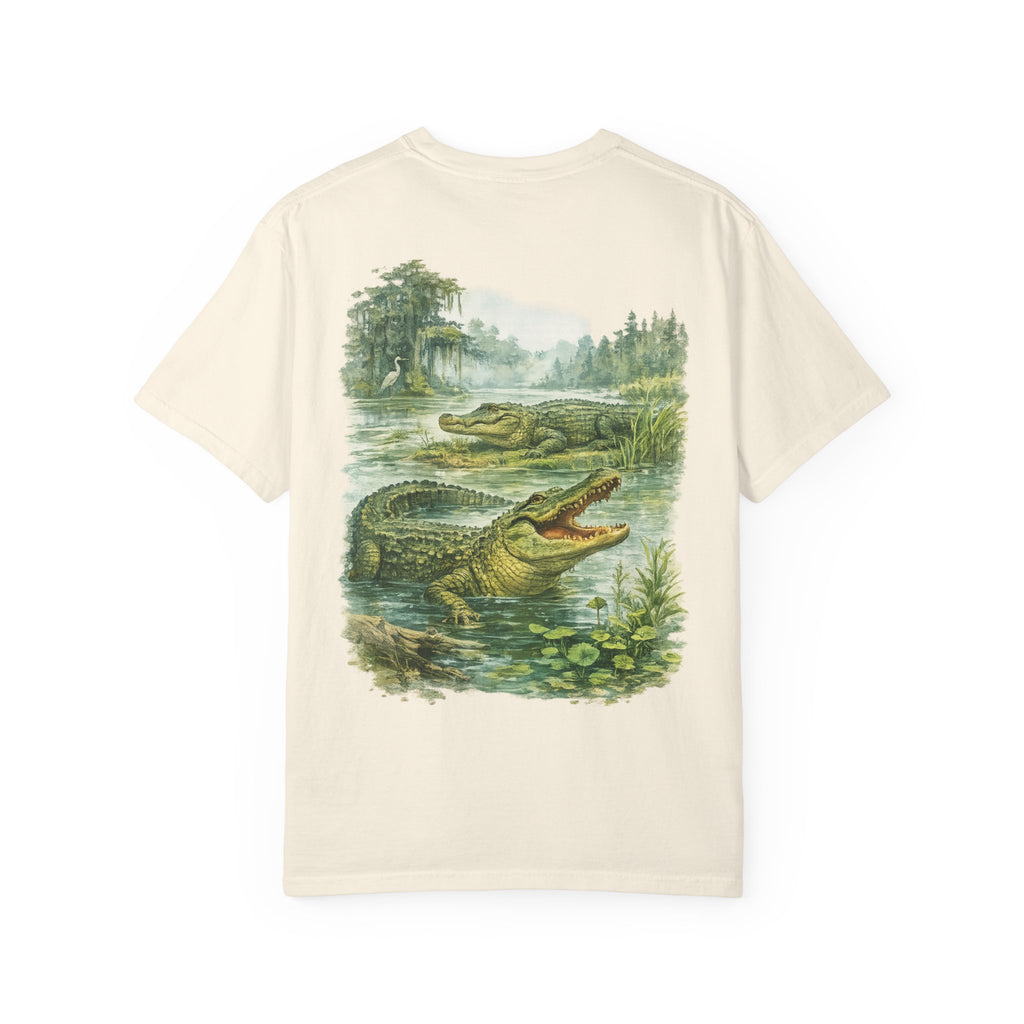 alligator graphic tee outdoor casual style