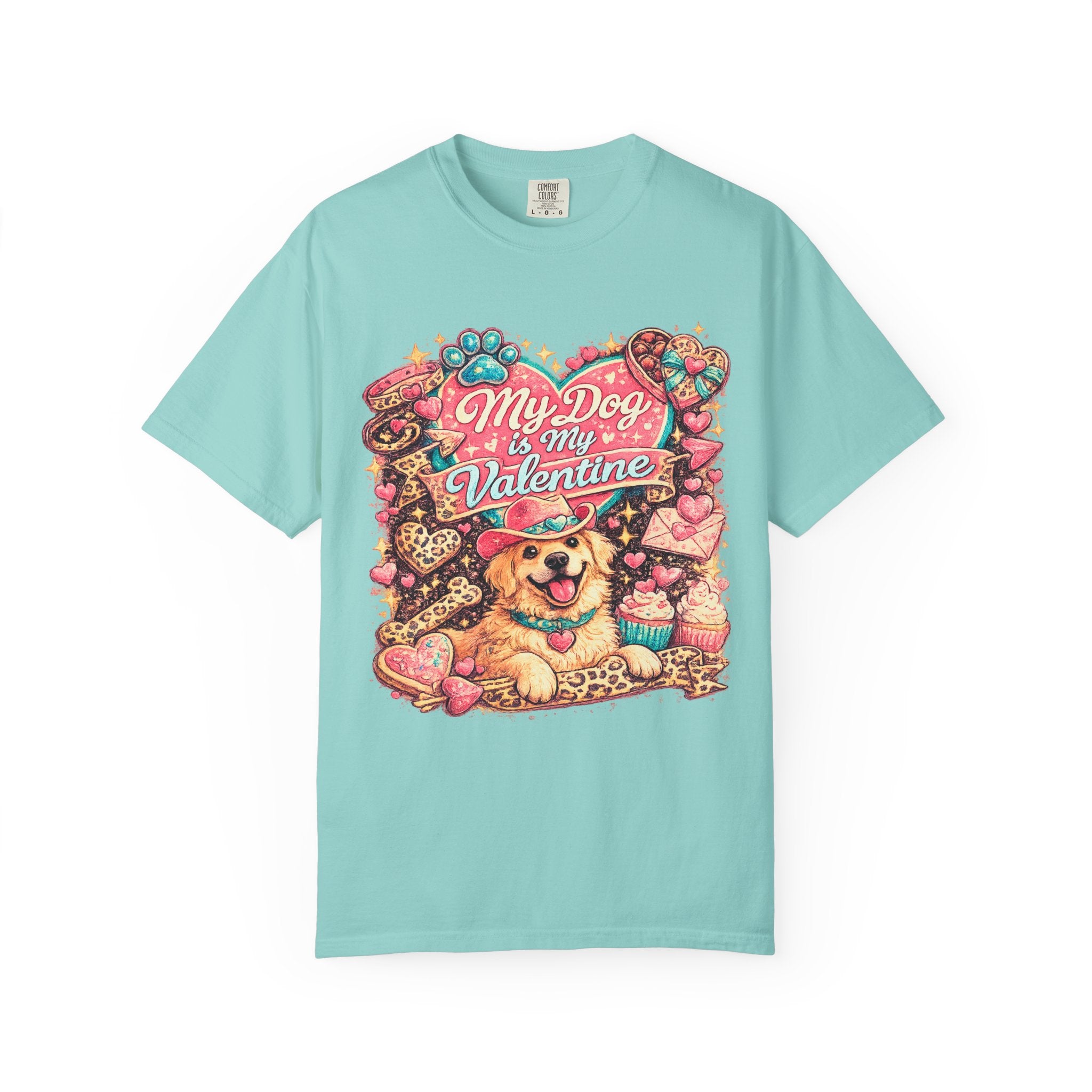 My Dog Is My Valentine Shirt – Vintage Dog Graphic Tee