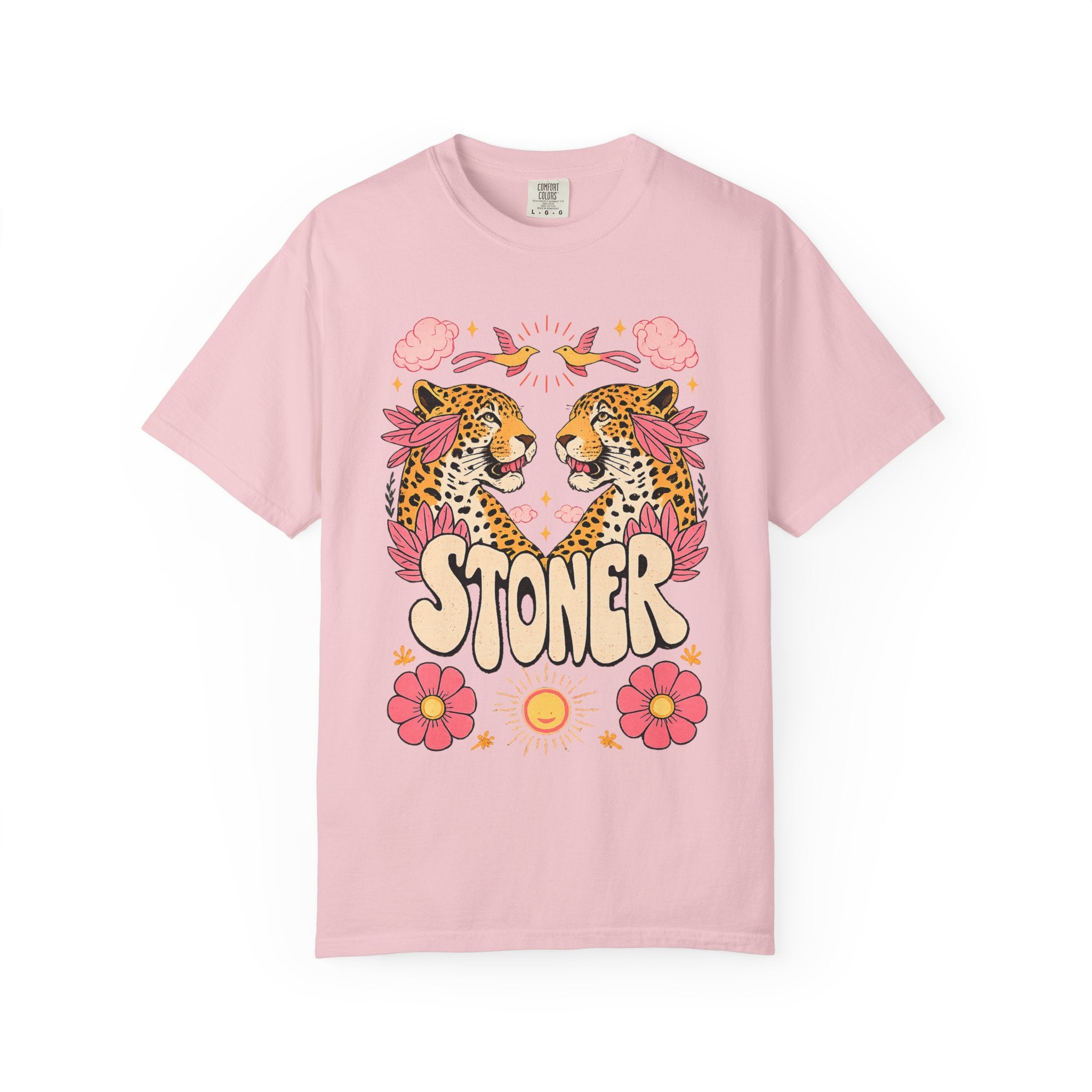 Comfort Colors 1717 Retro Stoner Leopard Graphic Tee