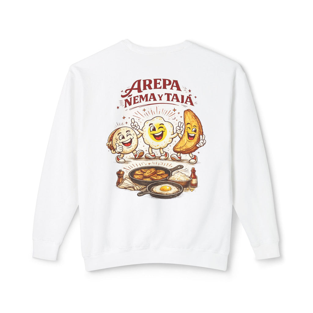 Arepa Ñema y Tajá Shirt – Venezuelan Food Graphic Sweatshirt | Comfort Colors