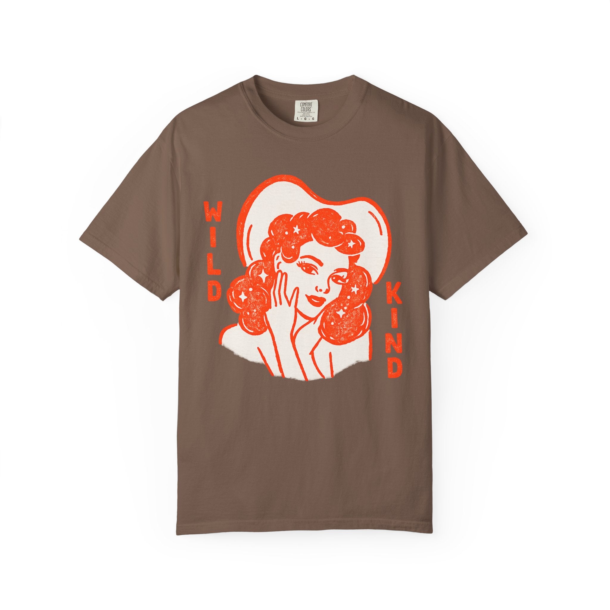 Wild Kind Retro Cowgirl Tee — Vintage Western Graphic T-Shirt for Women