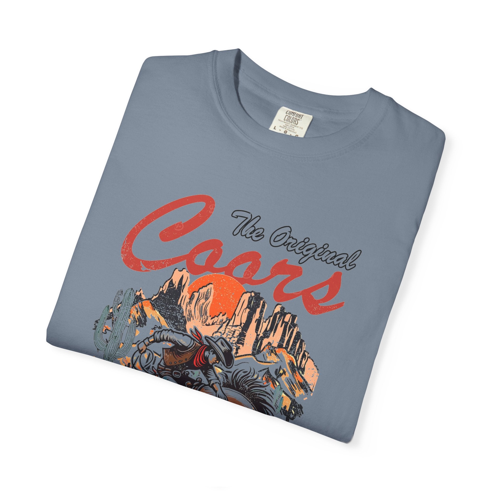 Coors Cowboy Vintage T-Shirt — Retro Rodeo Western Graphic Tee
