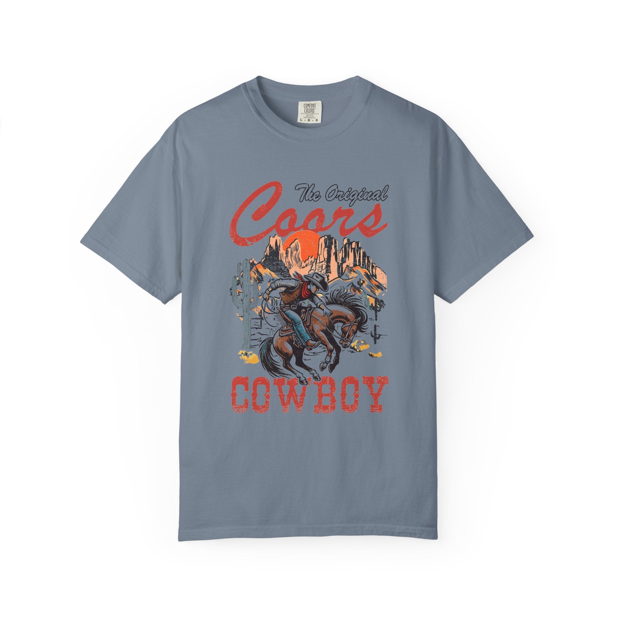 Cowboy Rodeo T-Shirt — The Original Coors Cowboy Vintage Western Tee
