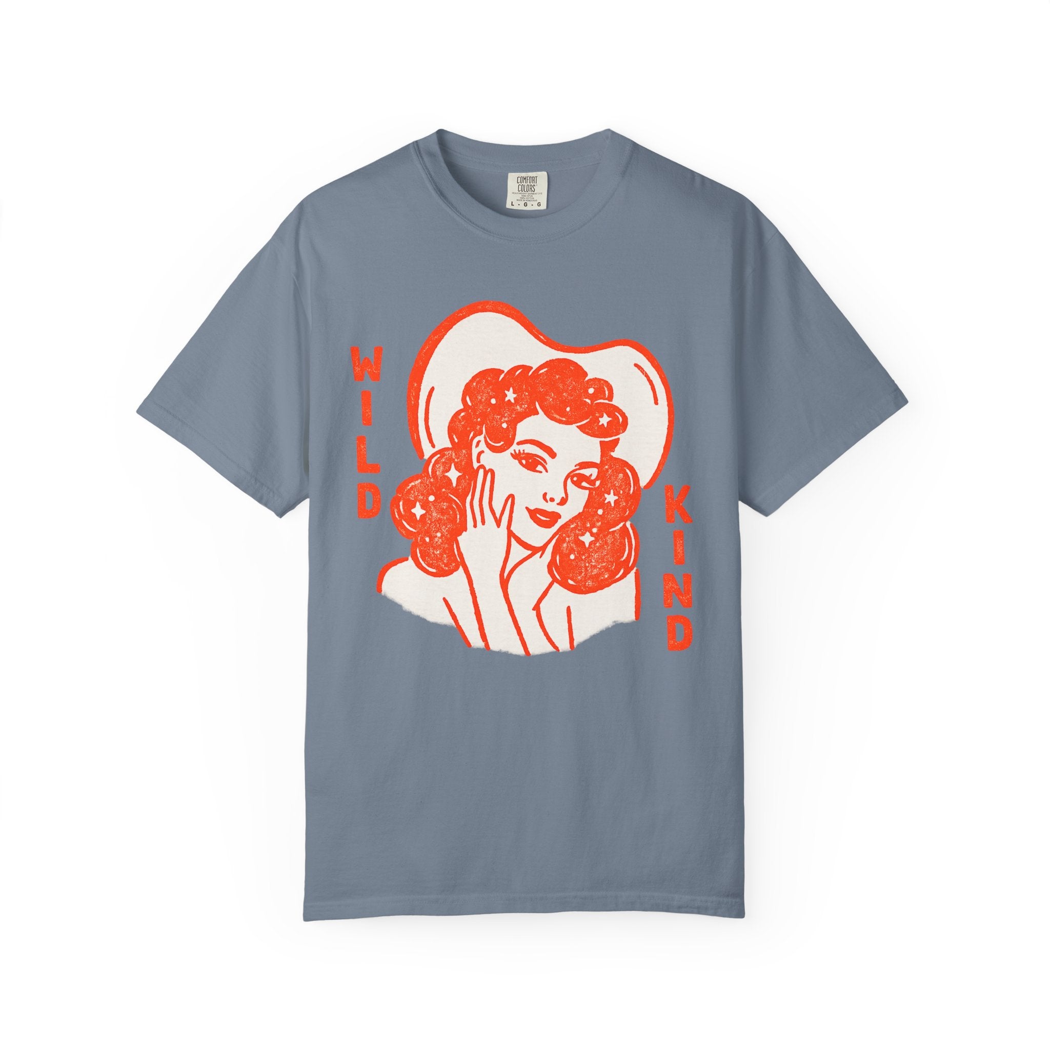 Wild Kind Retro Cowgirl Tee — Vintage Western Graphic T-Shirt for Women