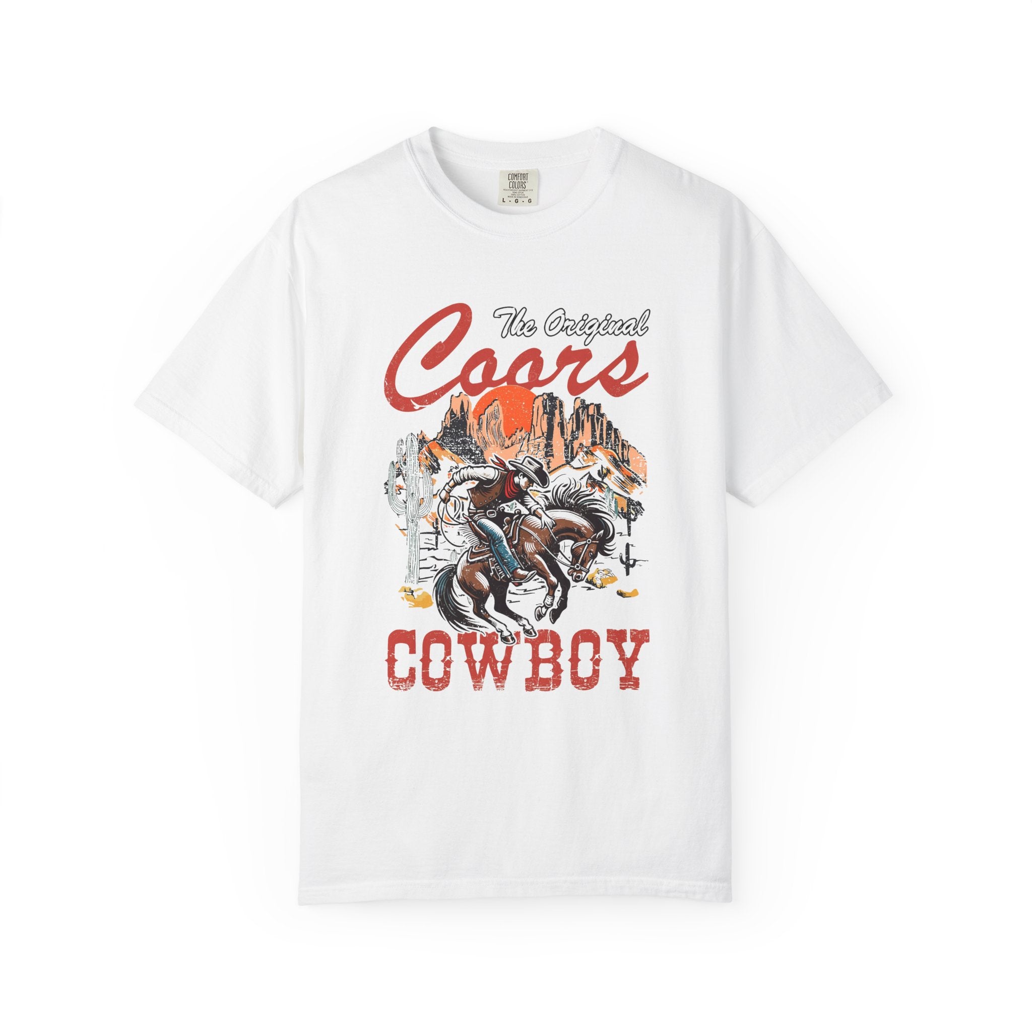 Cowboy Rodeo T-Shirt — The Original Coors Cowboy Vintage Western Tee