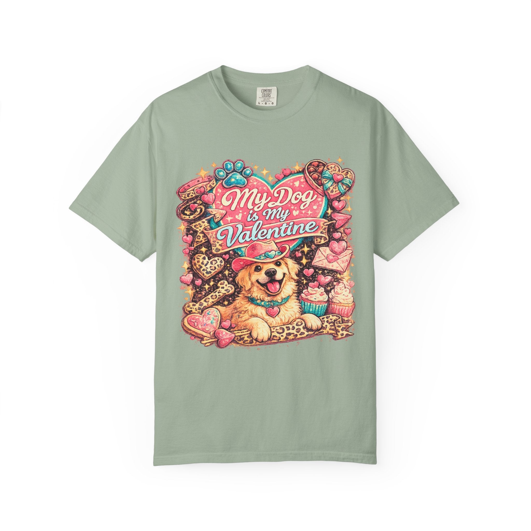 My Dog Is My Valentine Shirt – Vintage Dog Graphic Tee