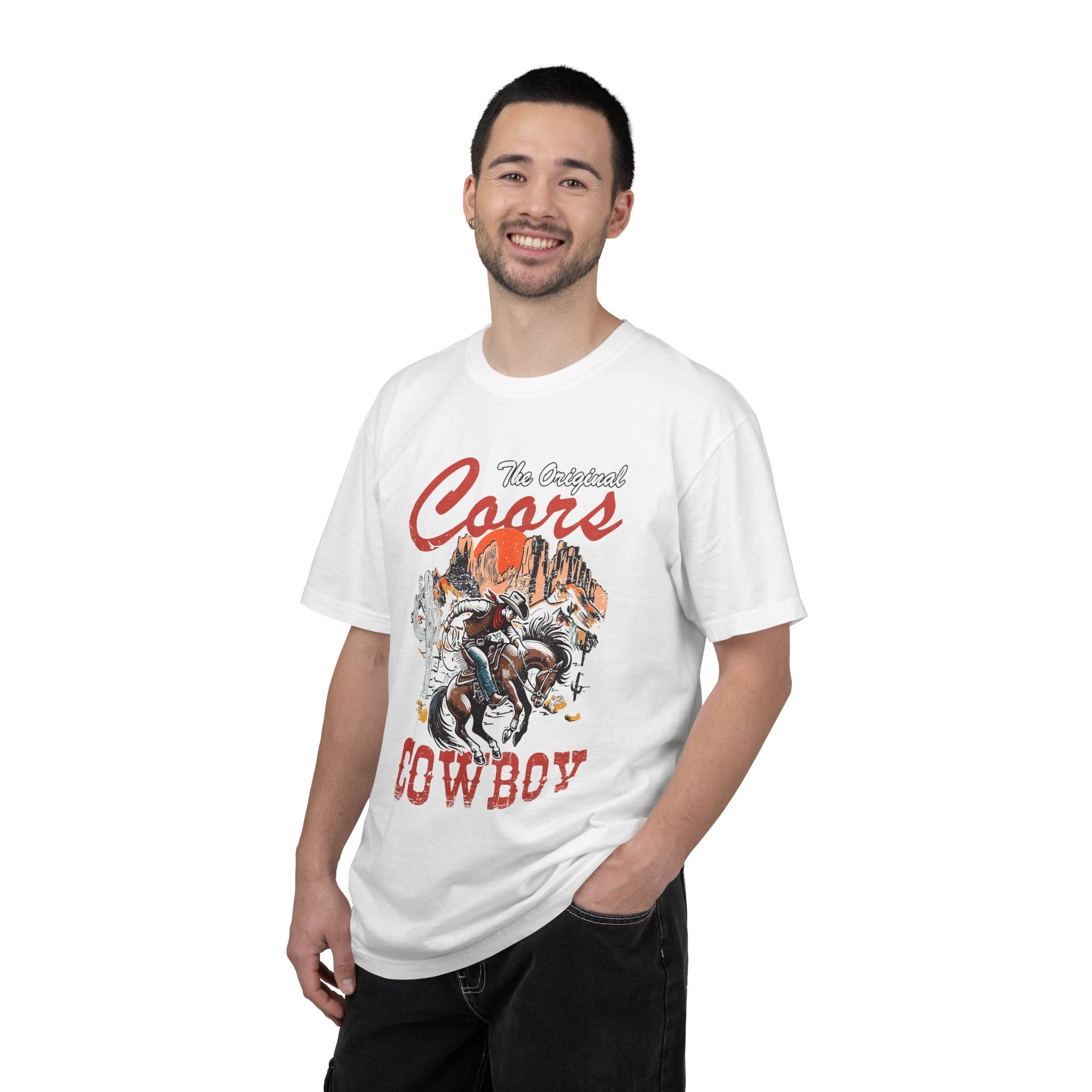 Coors Cowboy Vintage T-Shirt — Retro Rodeo Western Graphic Tee