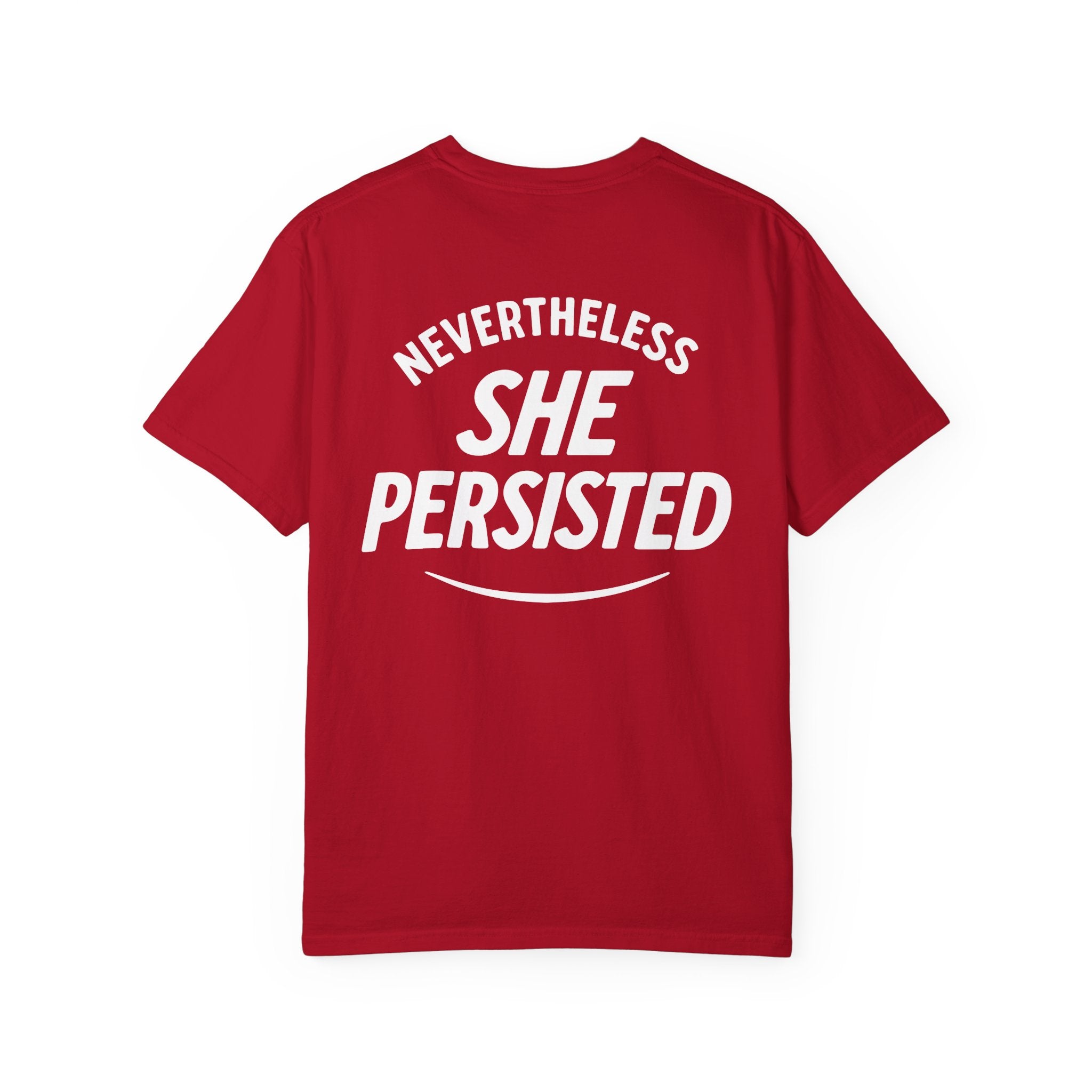 Nevertheless She Persisted Vintage Graphic Tee — Feminist Comfort Colors Tee