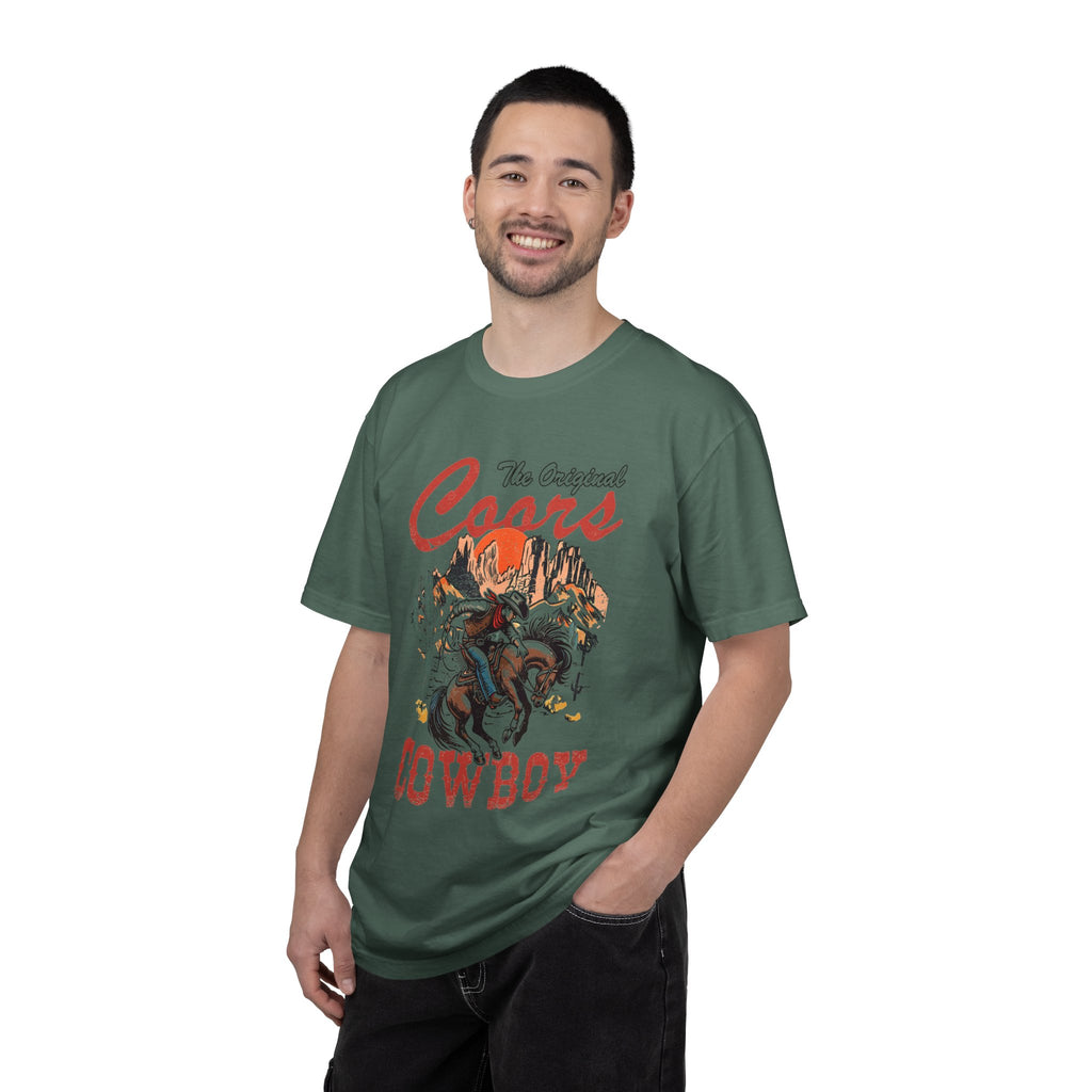 Coors Cowboy Vintage T-Shirt — Retro Rodeo Western Graphic Tee