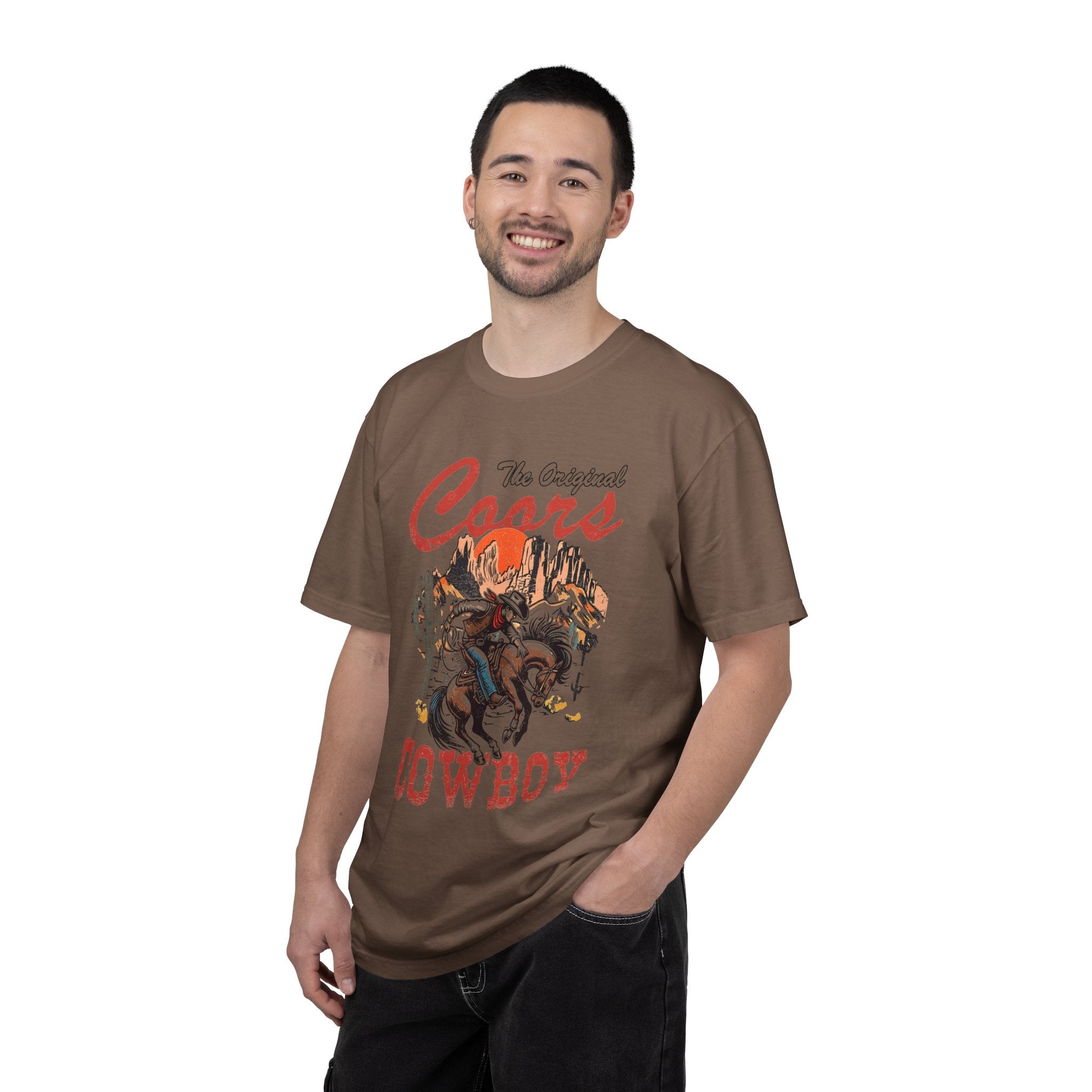 Coors Cowboy Vintage T-Shirt — Retro Rodeo Western Graphic Tee