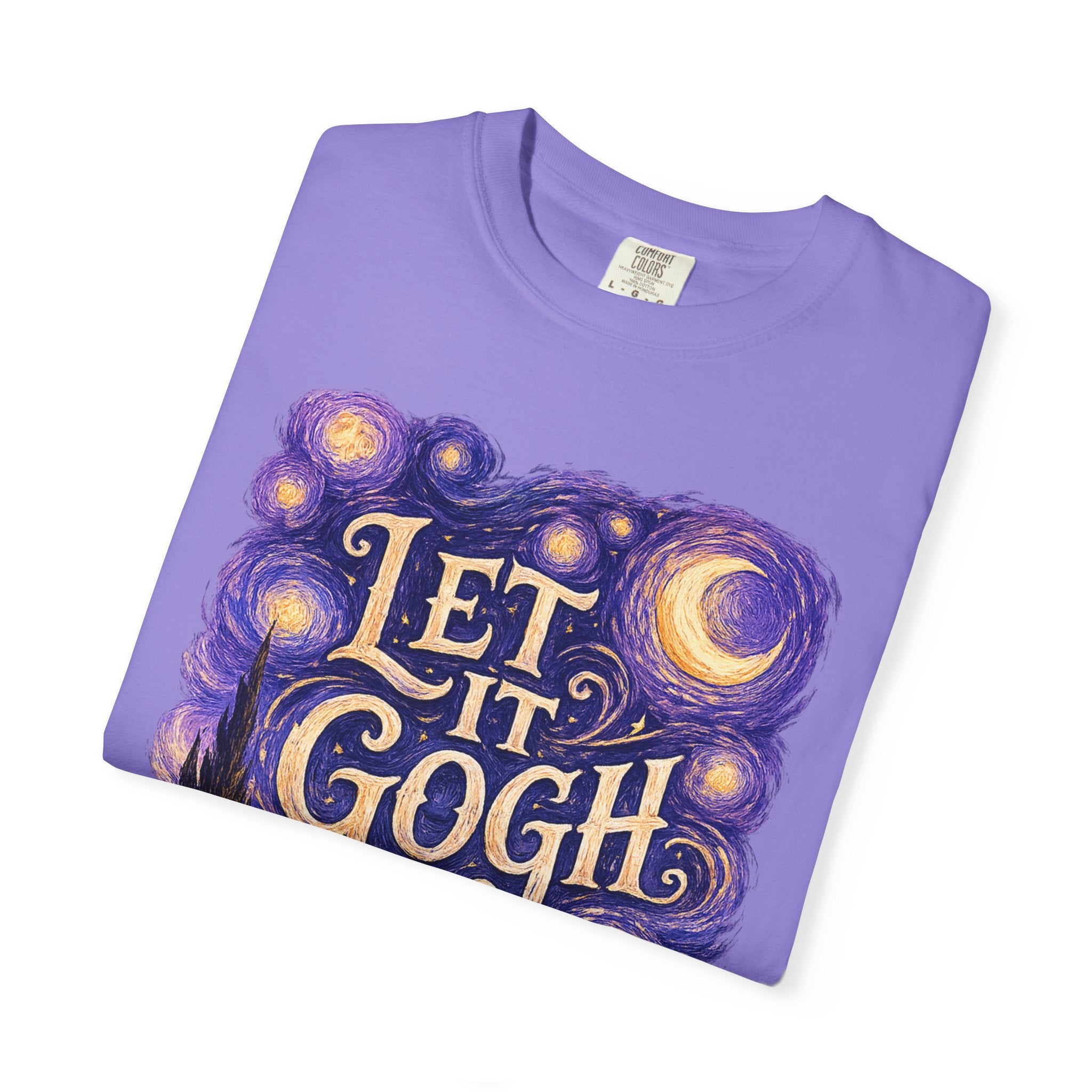 Let It Gogh T-Shirt — Van Gogh Starry Night Art Tee