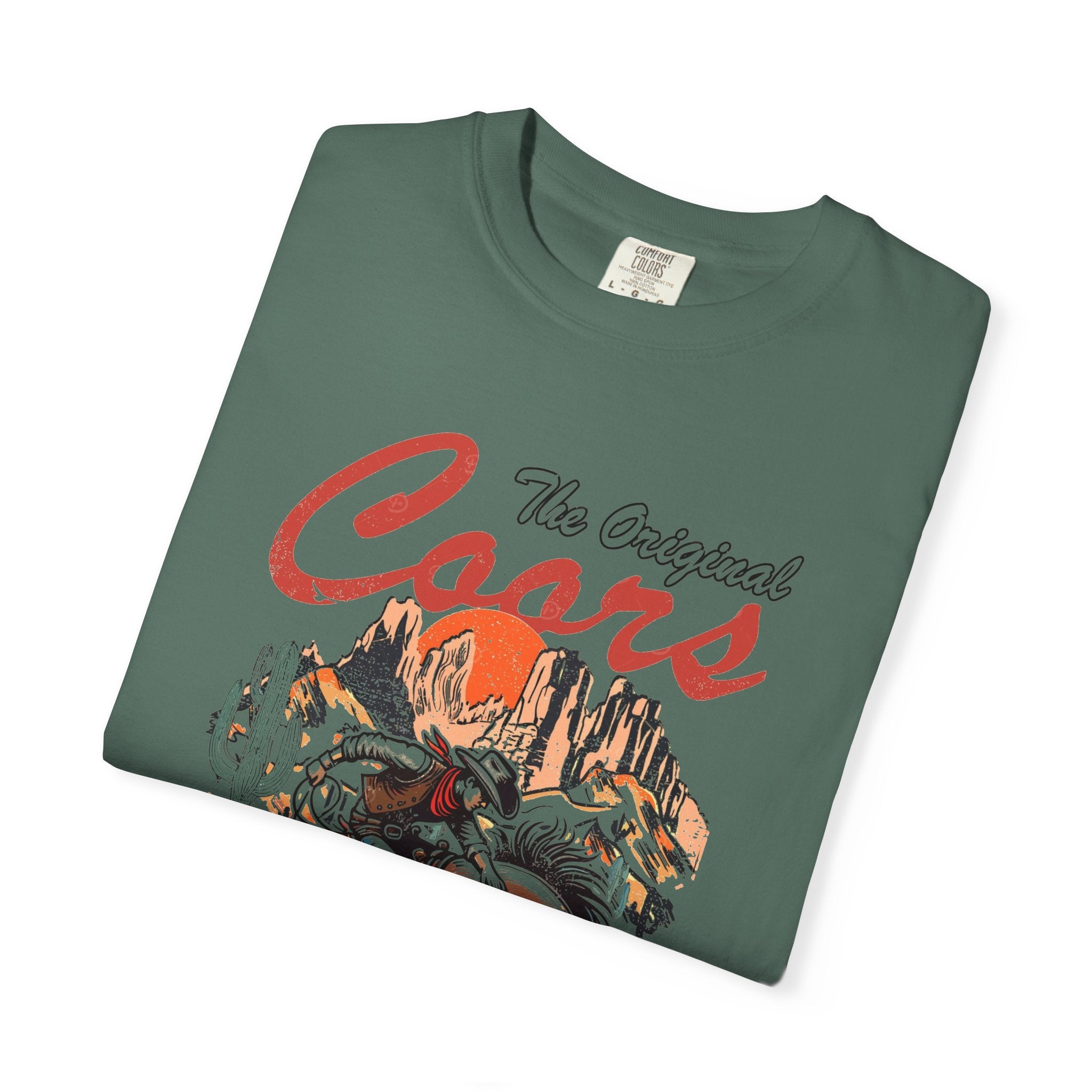 Coors Cowboy Vintage T-Shirt — Retro Rodeo Western Graphic Tee