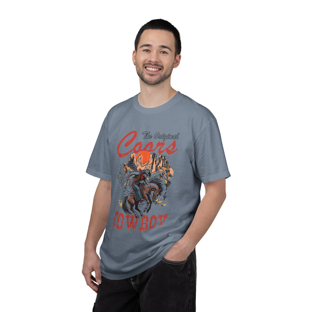 Coors Cowboy Vintage T-Shirt — Retro Rodeo Western Graphic Tee