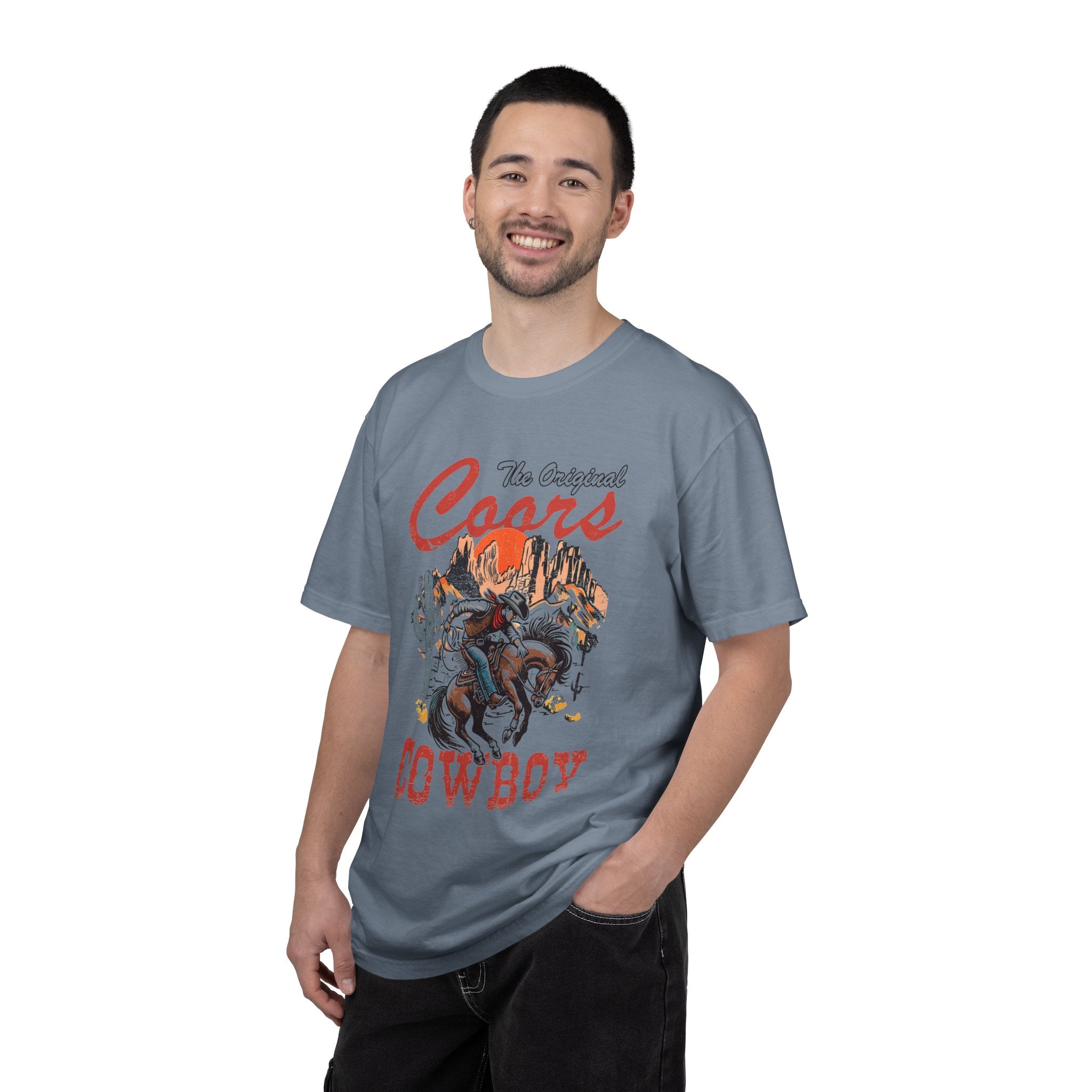 Coors Cowboy Vintage T-Shirt — Retro Rodeo Western Graphic Tee