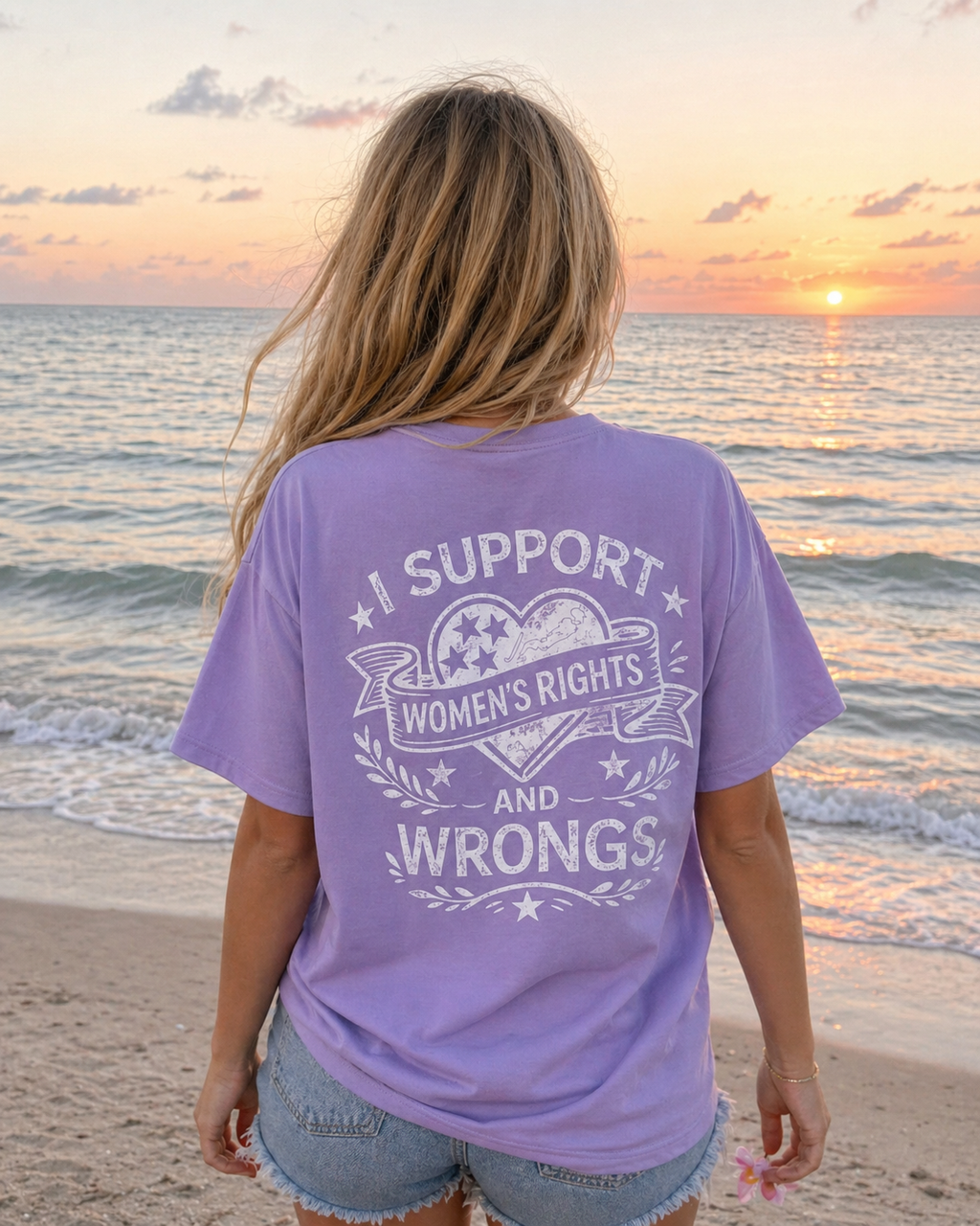 I Support Women's Rights And Wrongs Tee