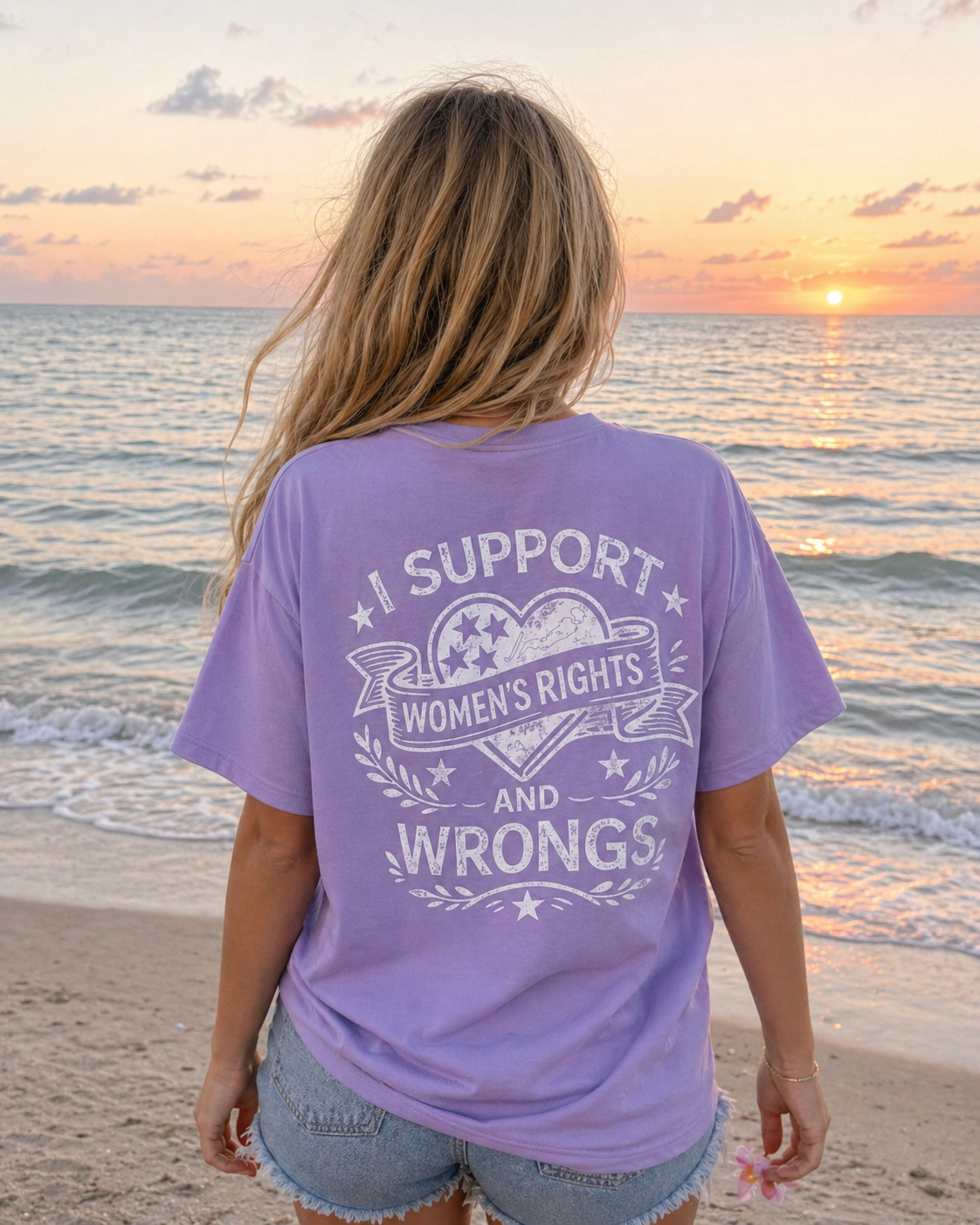 I Support Women's Rights And Wrongs Tee