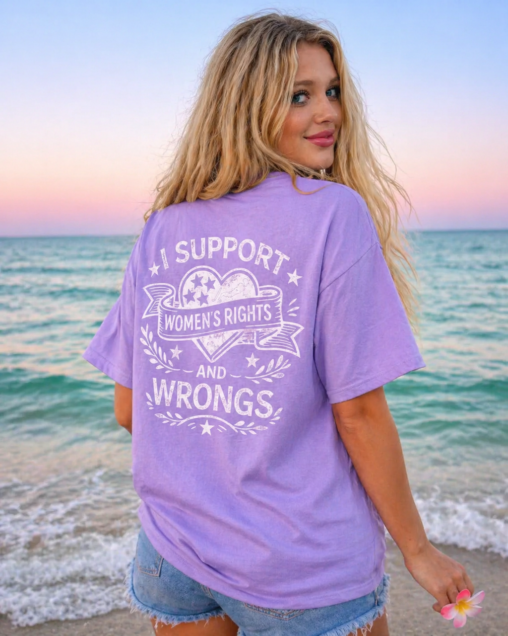 I Support Women's Rights And Wrongs Tee